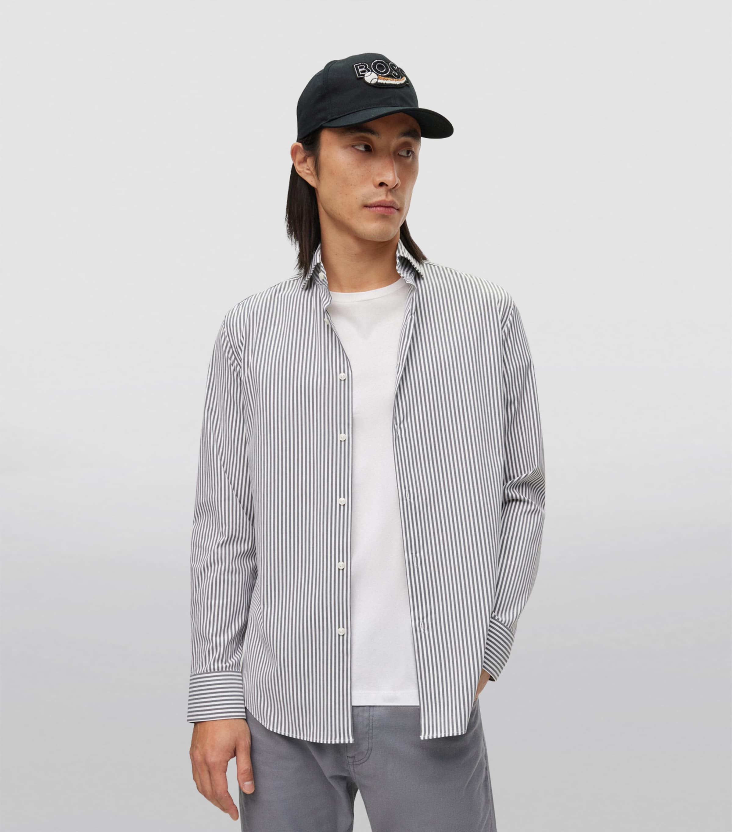 Cotton Logo Baseball Cap 002 Image 4