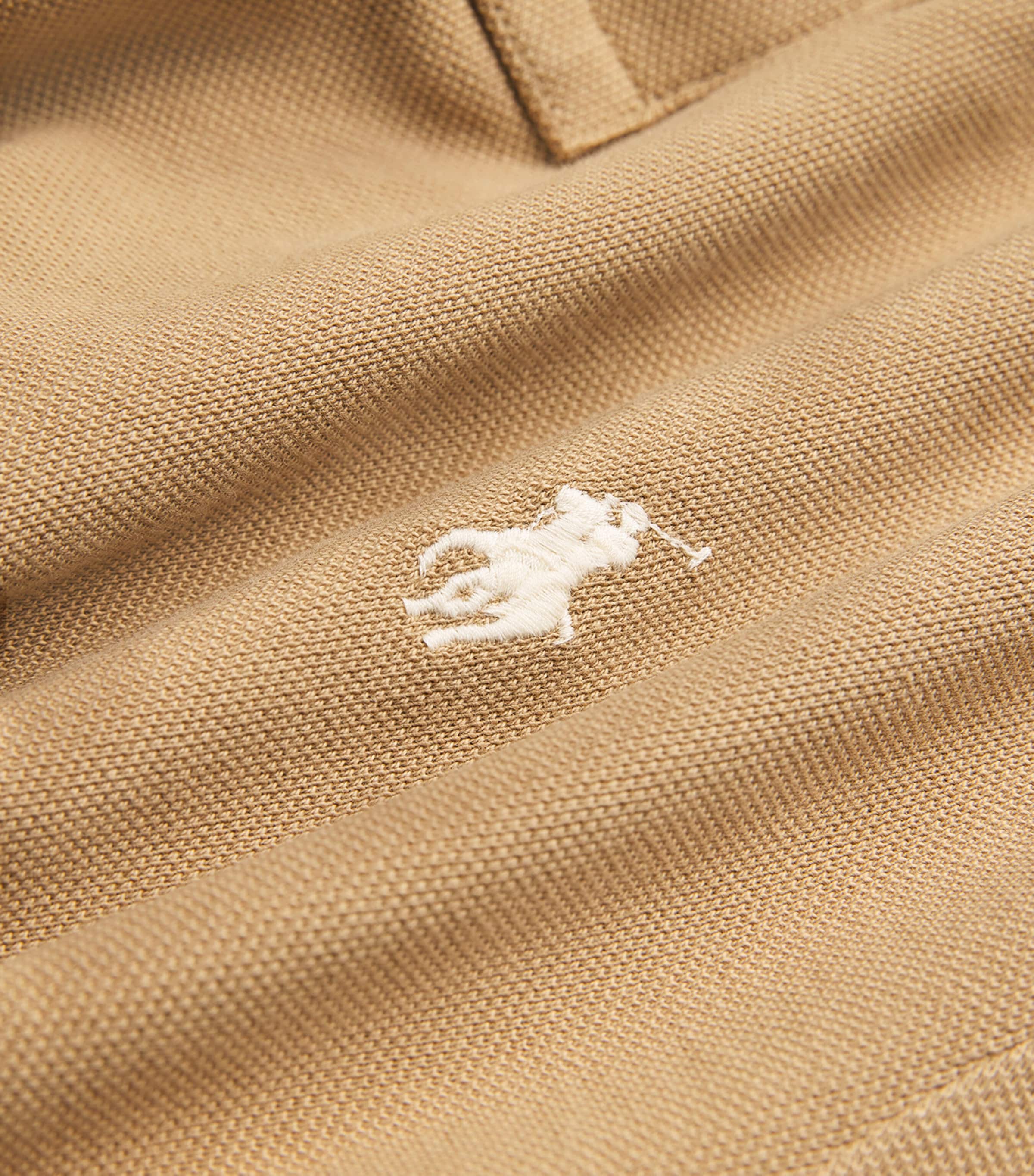Polo Pony Polo Shirt TAN/CRM PP Image 5