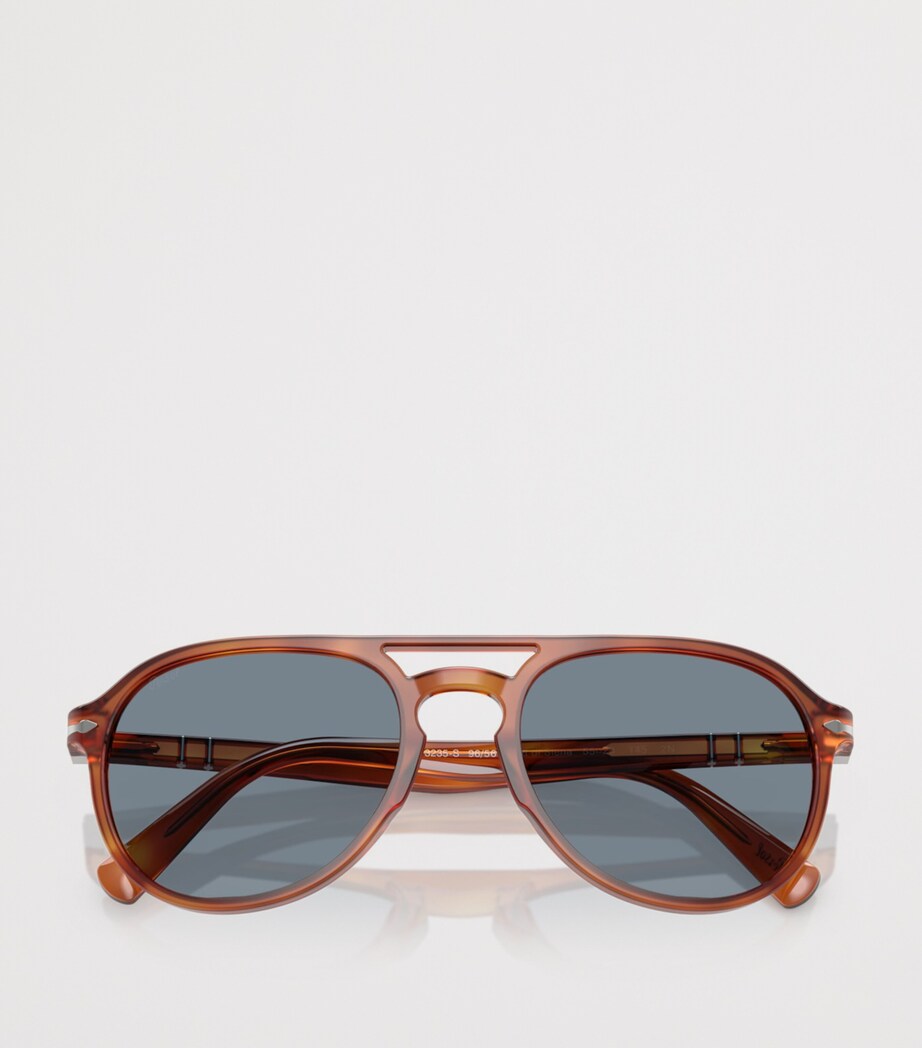 Persol Acetate Pilot Sunglasses Brown Image 5