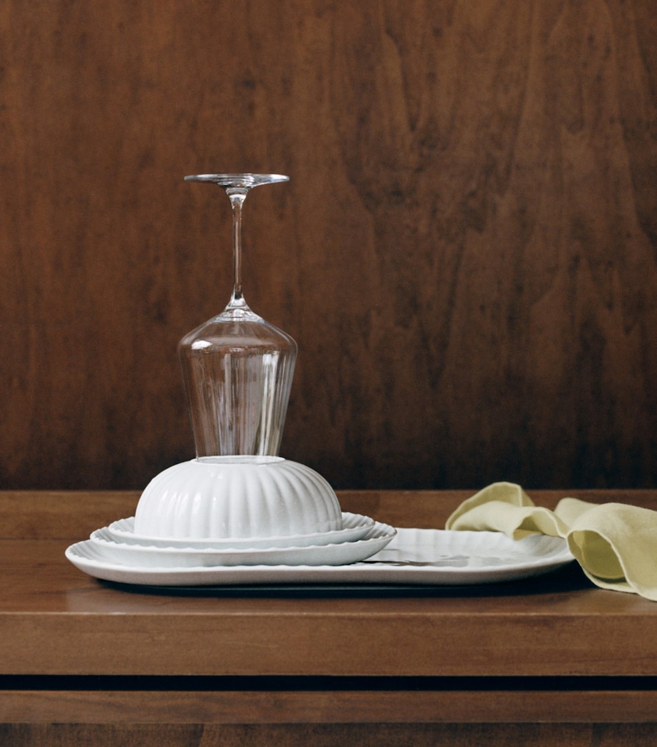 Georg Jensen Bernadotte Cake Plate (19.5cm) White Image 5