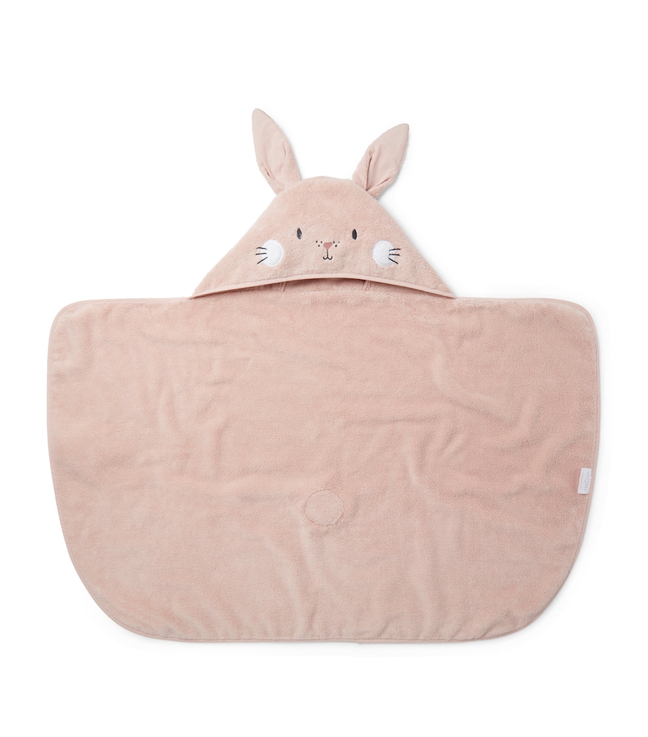 Bunny Hooded Towel BLUSH Image 2