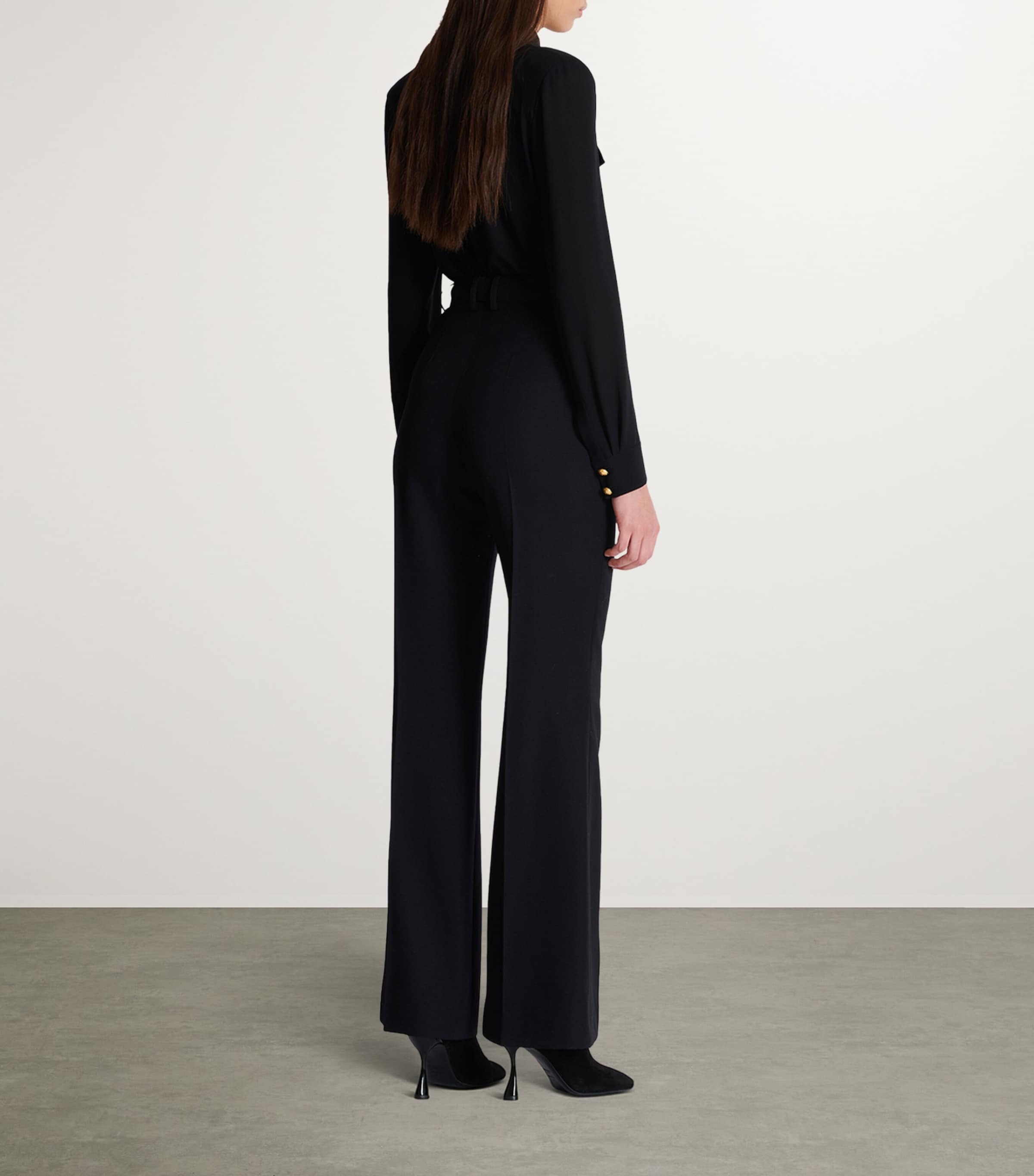 Wool Tailored Trousers 0PA NOIR Image 5