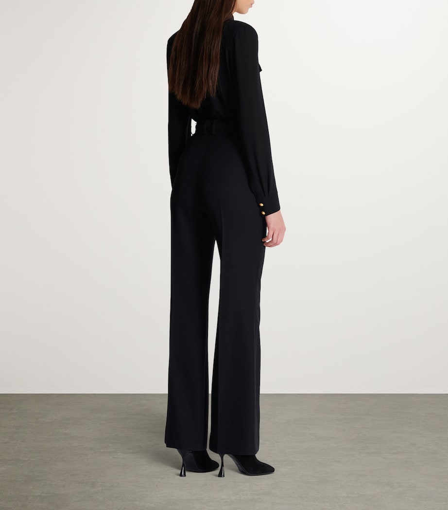 Wool Tailored Trousers 0PA NOIR Image 5