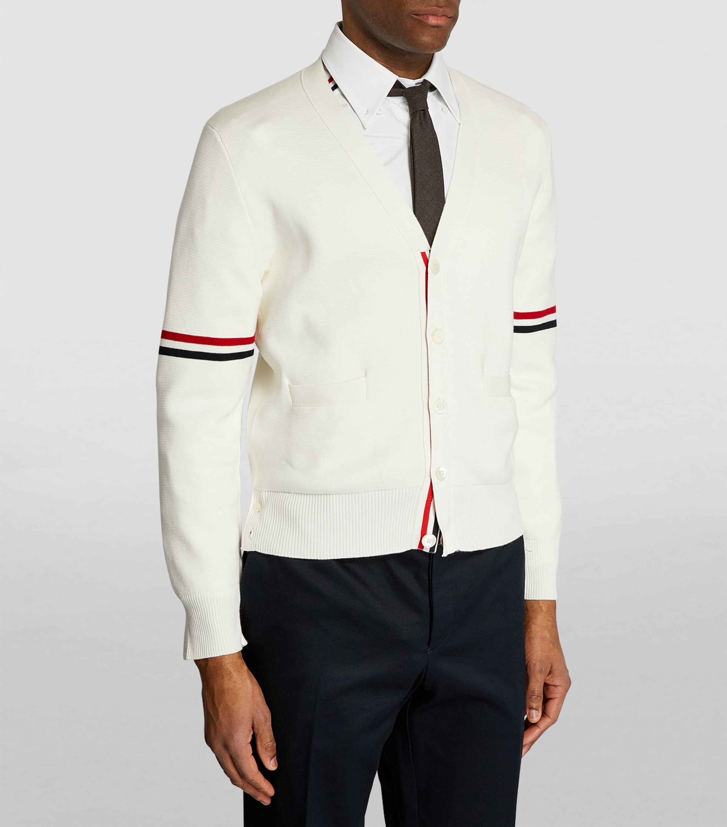 Wool Tie DARK GREY Image 3