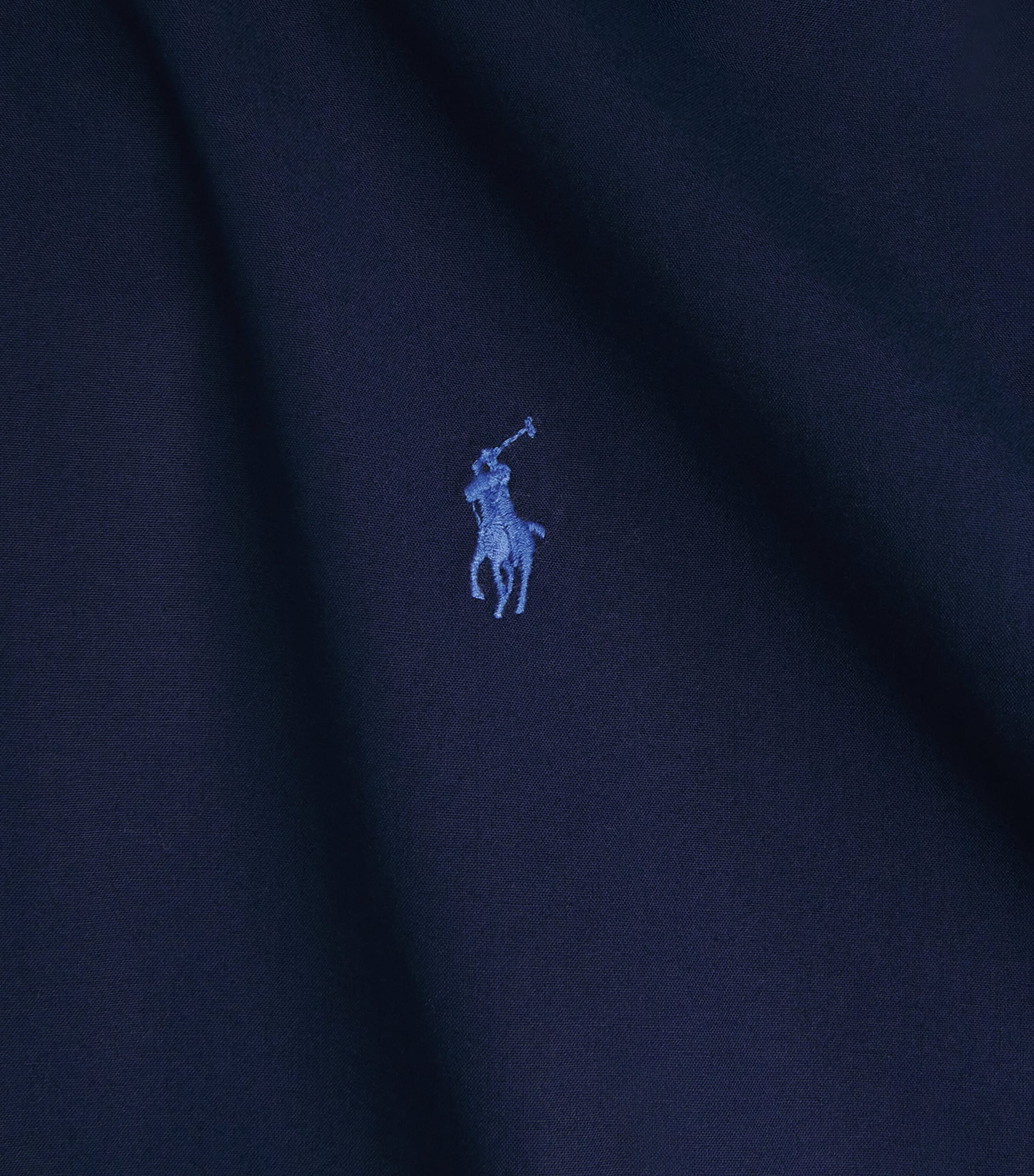 Polo Ralph Lauren Mens Stretch-Cotton Custom-Fit Shirt Newport Navy Image 6