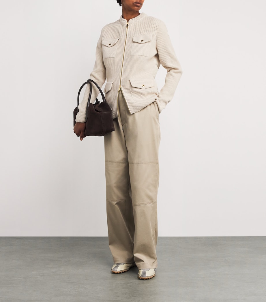 Wool-Down Panelled Cardigan 51 Image 2