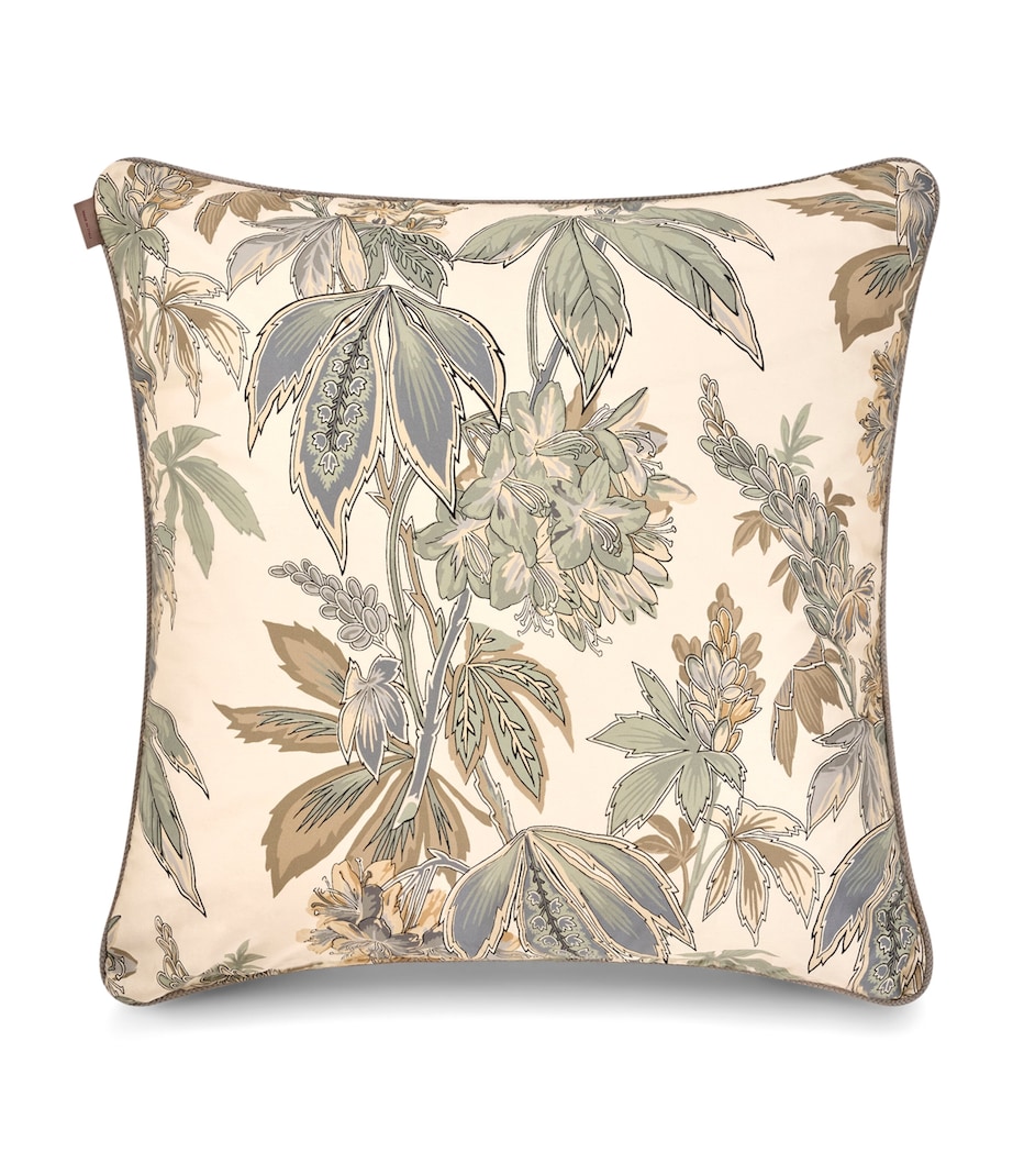 Cotton Giano Double-Sided Cushion (60cm x 60cm) PRINT ON BEIGE BASE Image 2