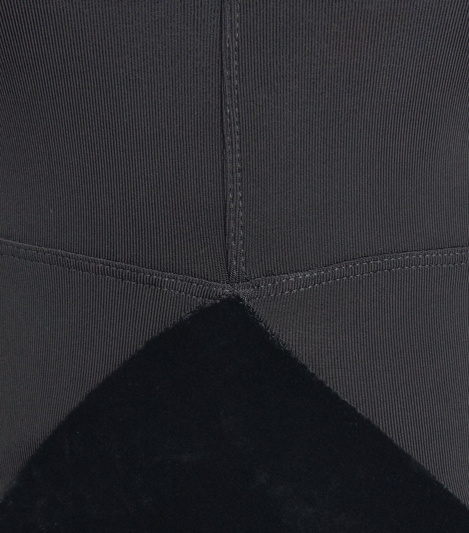 Rick Owens Womens Contrast Abito Gown Black Image 6