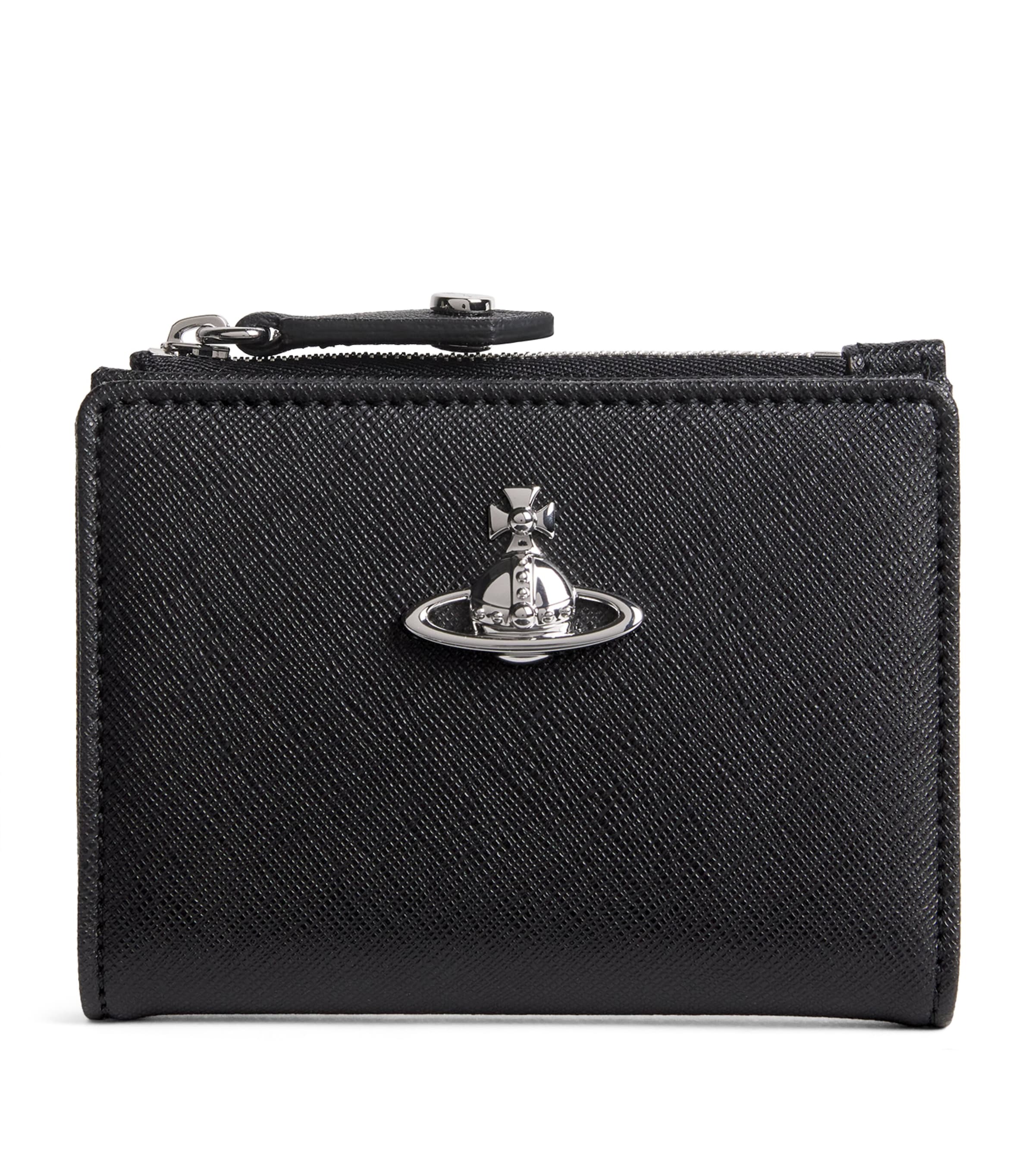 Vivienne Westwood Saffiano Leather Card Holder Black Image 1