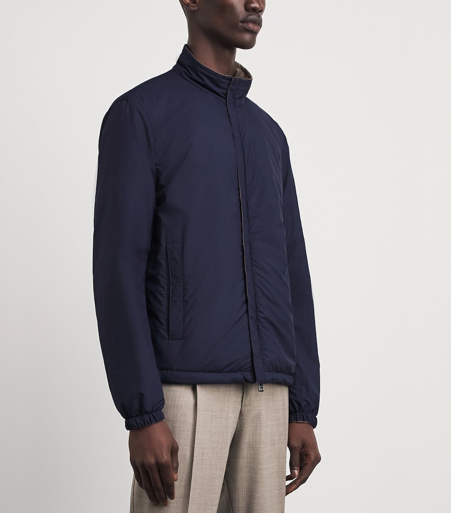 Paul & Shark Mens Reversible Eclisse Typhoon Platinum Jacket Tortora Blu Image 4
