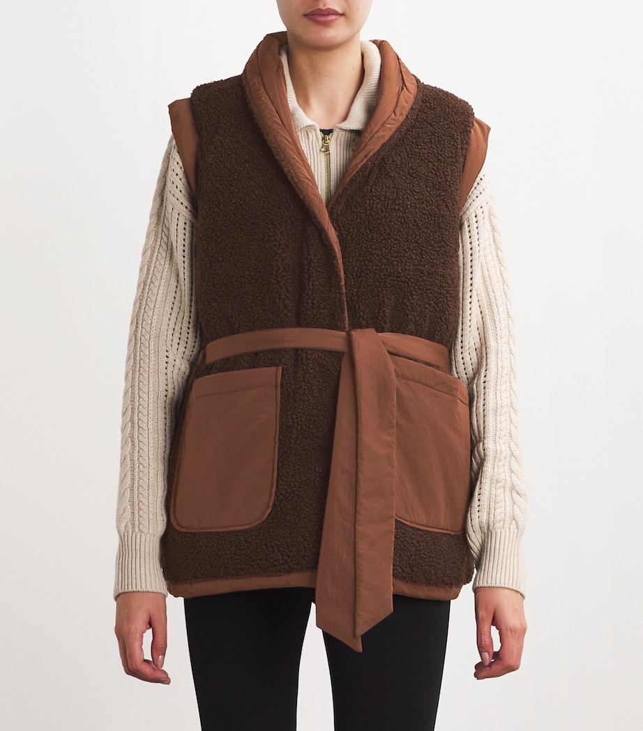 Varley Womens Lanville Reversible Gilet Chstnt/cfee Bn Image 6