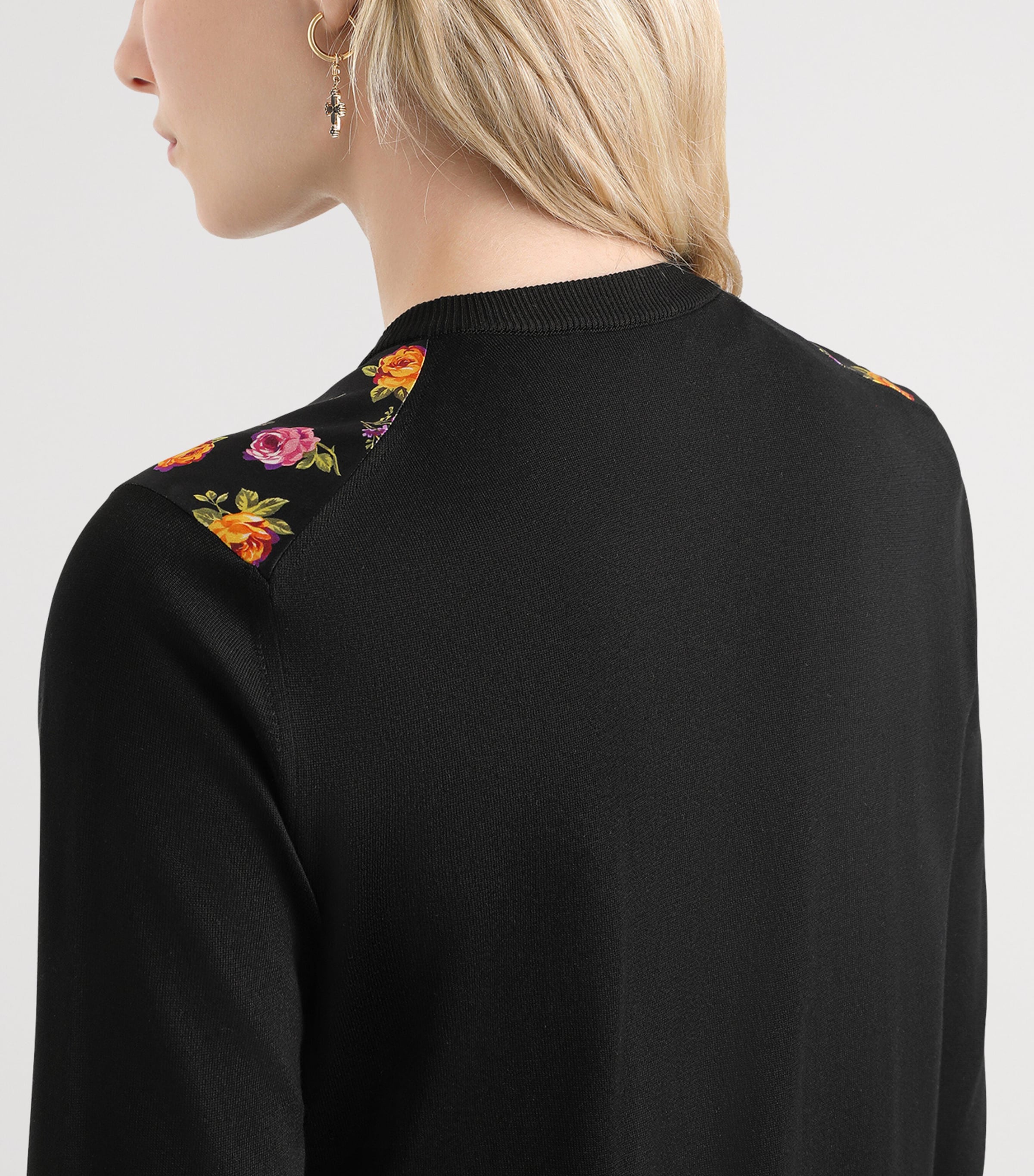 Silk Floral Cardigan HN5XRROSEMAZZO Image 5