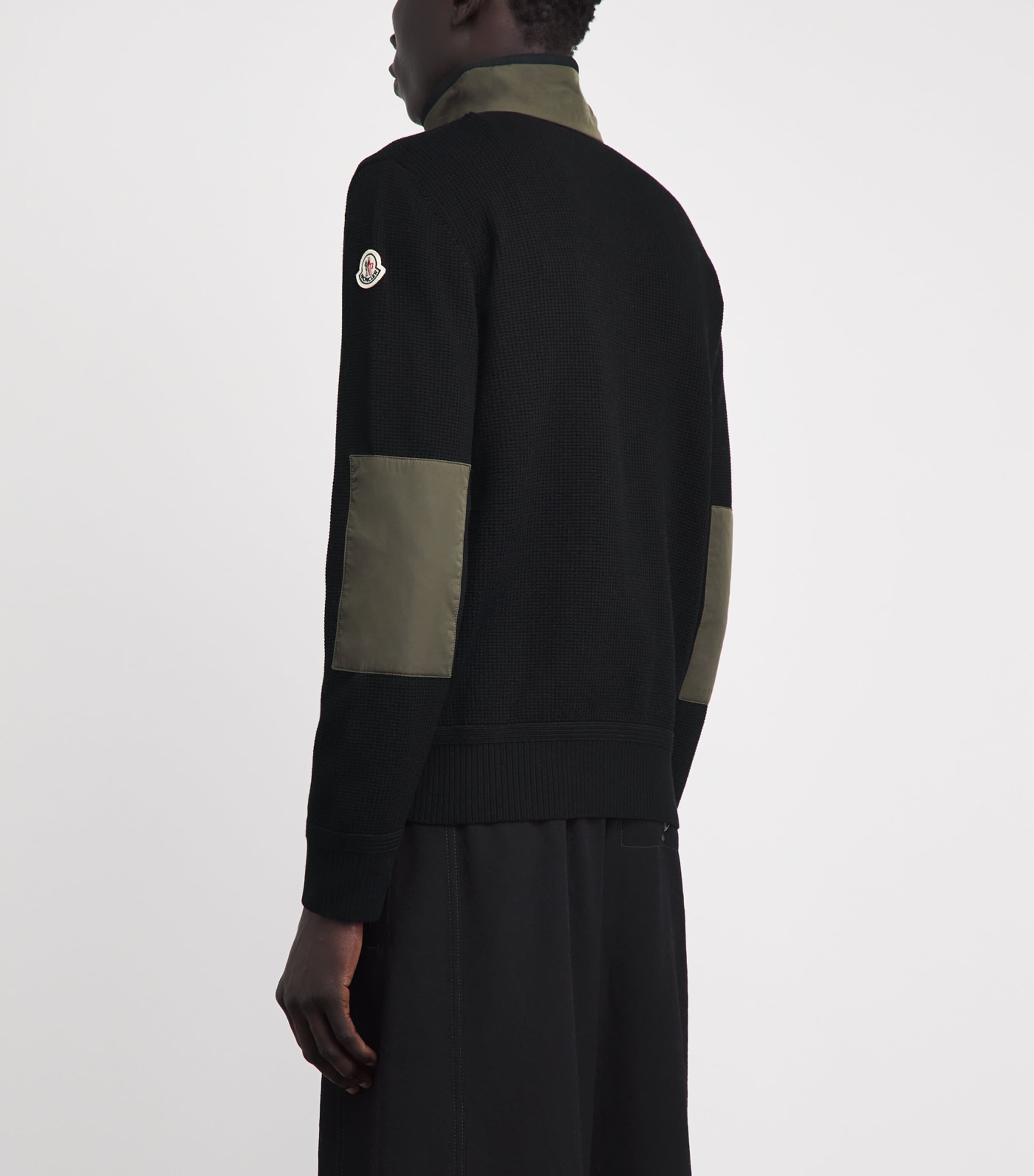 Moncler Mens Cotton Zip-Up Cardigan Image 5