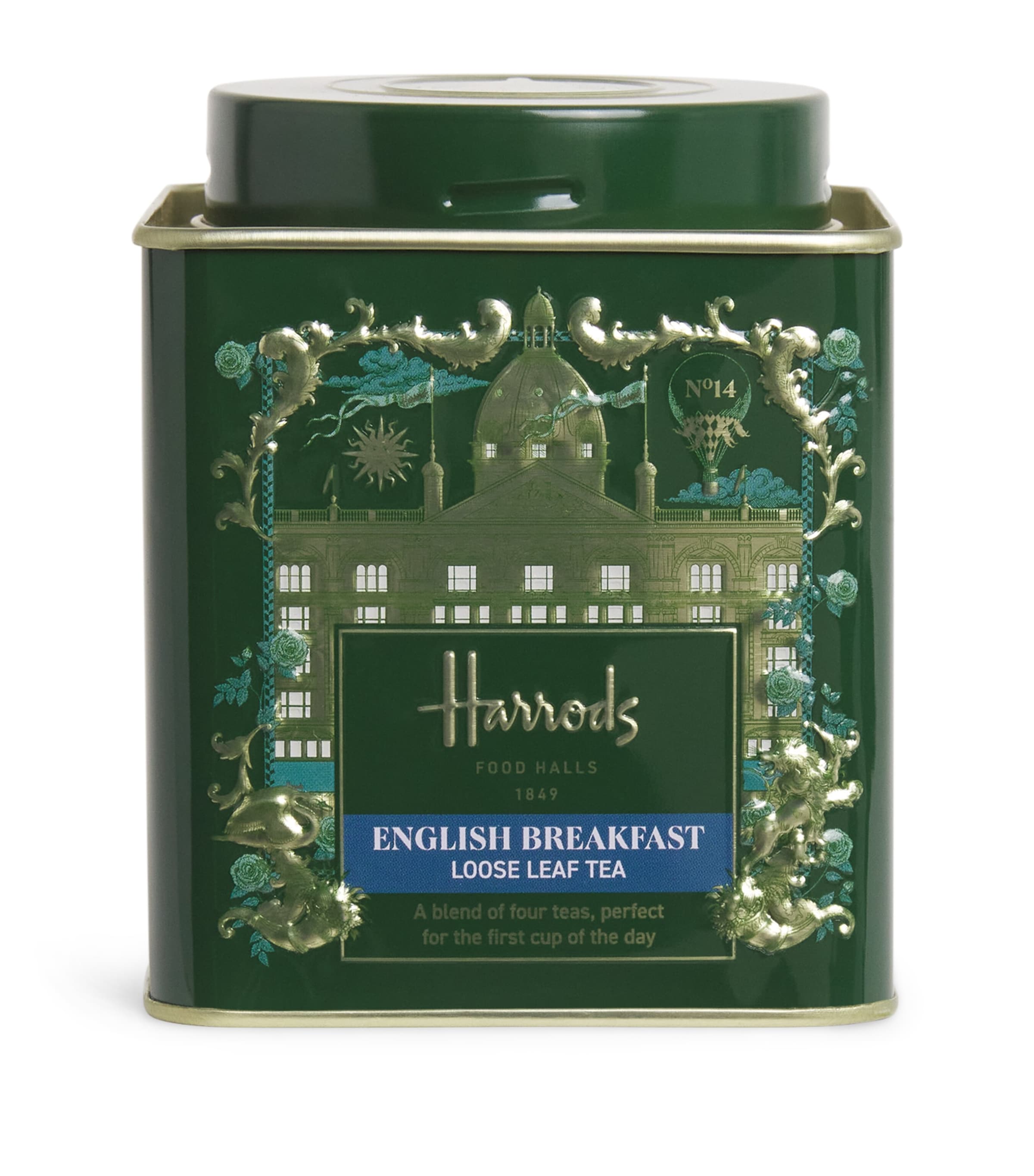 Harrods 紅茶　No14,16,42 Harrods No. 14 English Breakfast Loose Leaf Tea (125g) | Harrods UK