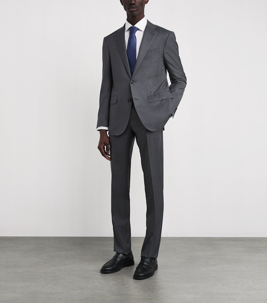 Signature Twill Floral-Trim Shirt WHITE FLORAL Image 2