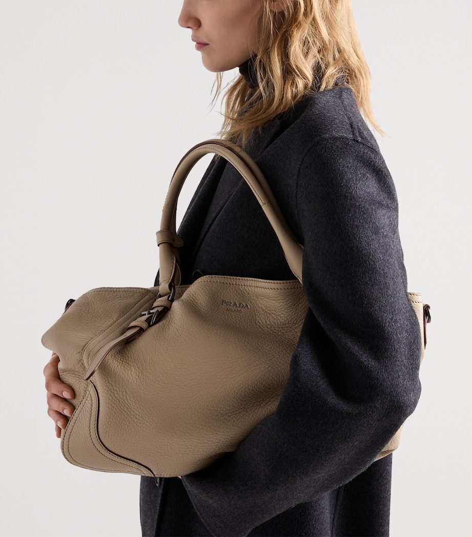 Large Leather Tote Bag F0036 Image 2