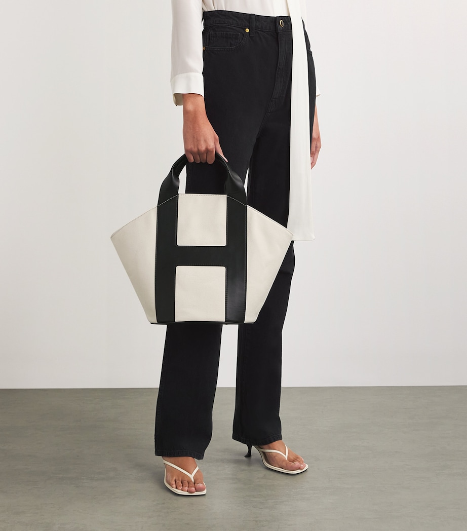 Medium Canvas Tote Bag CREAM Image 2