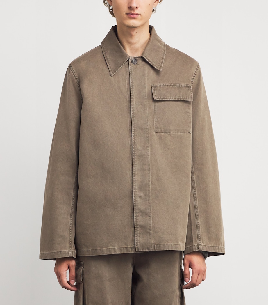 Cotton Dutch Work Jacket DITCH WASH OUT TWILL Image 3