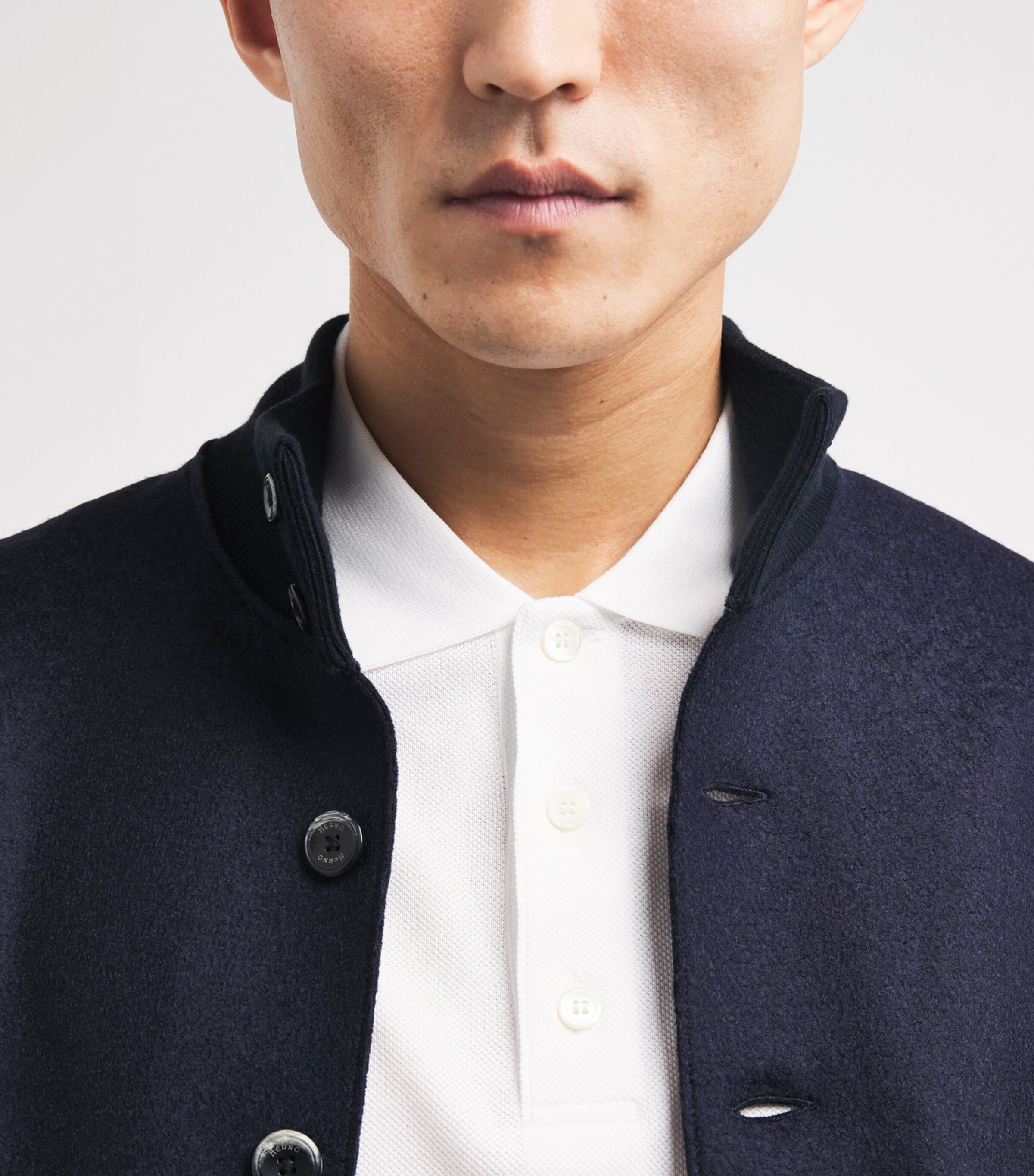 Brioni Mens Piqué Cotton Polo Shirt Image 6