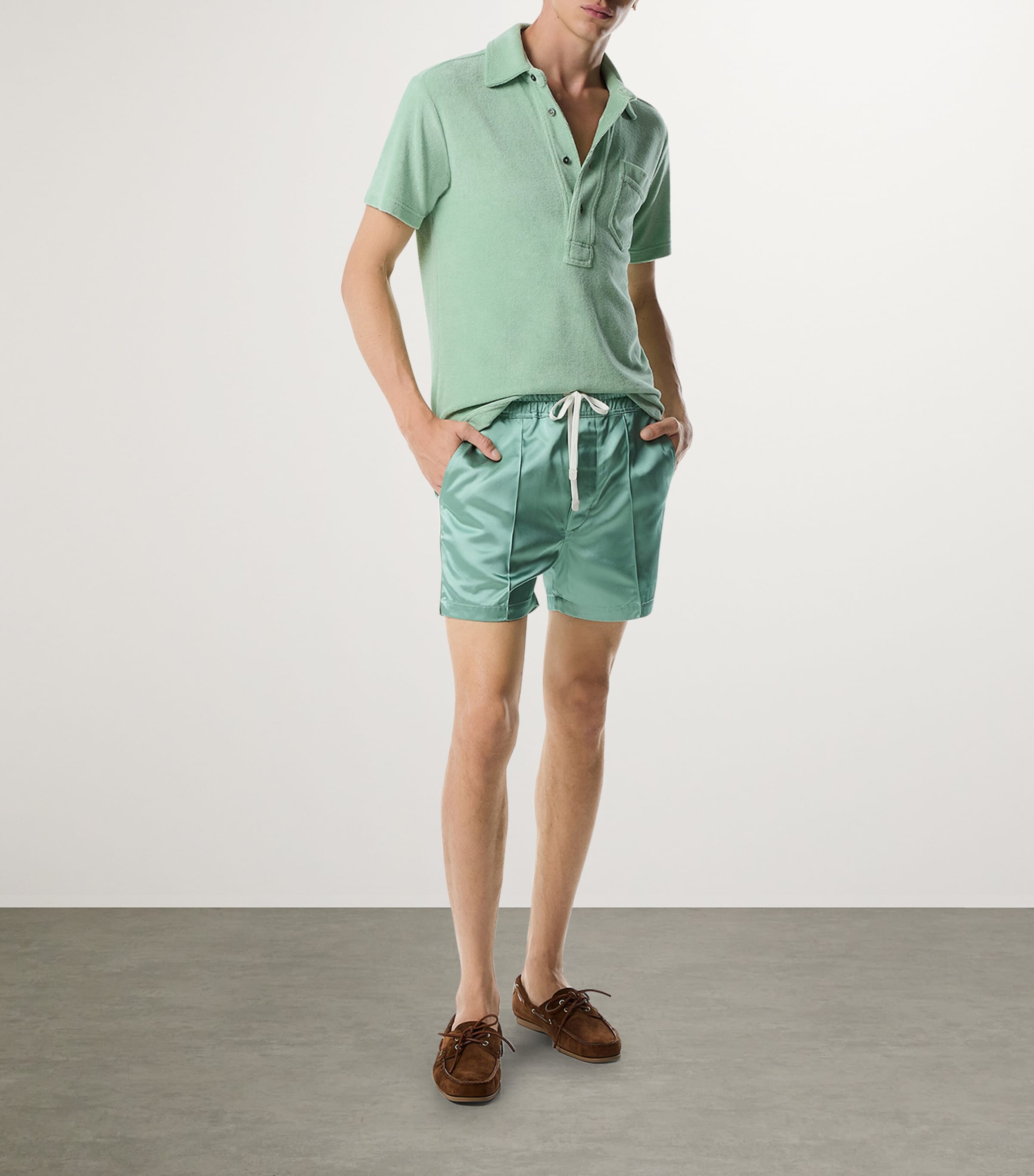 Towelling Polo Shirt FG295 Image 2