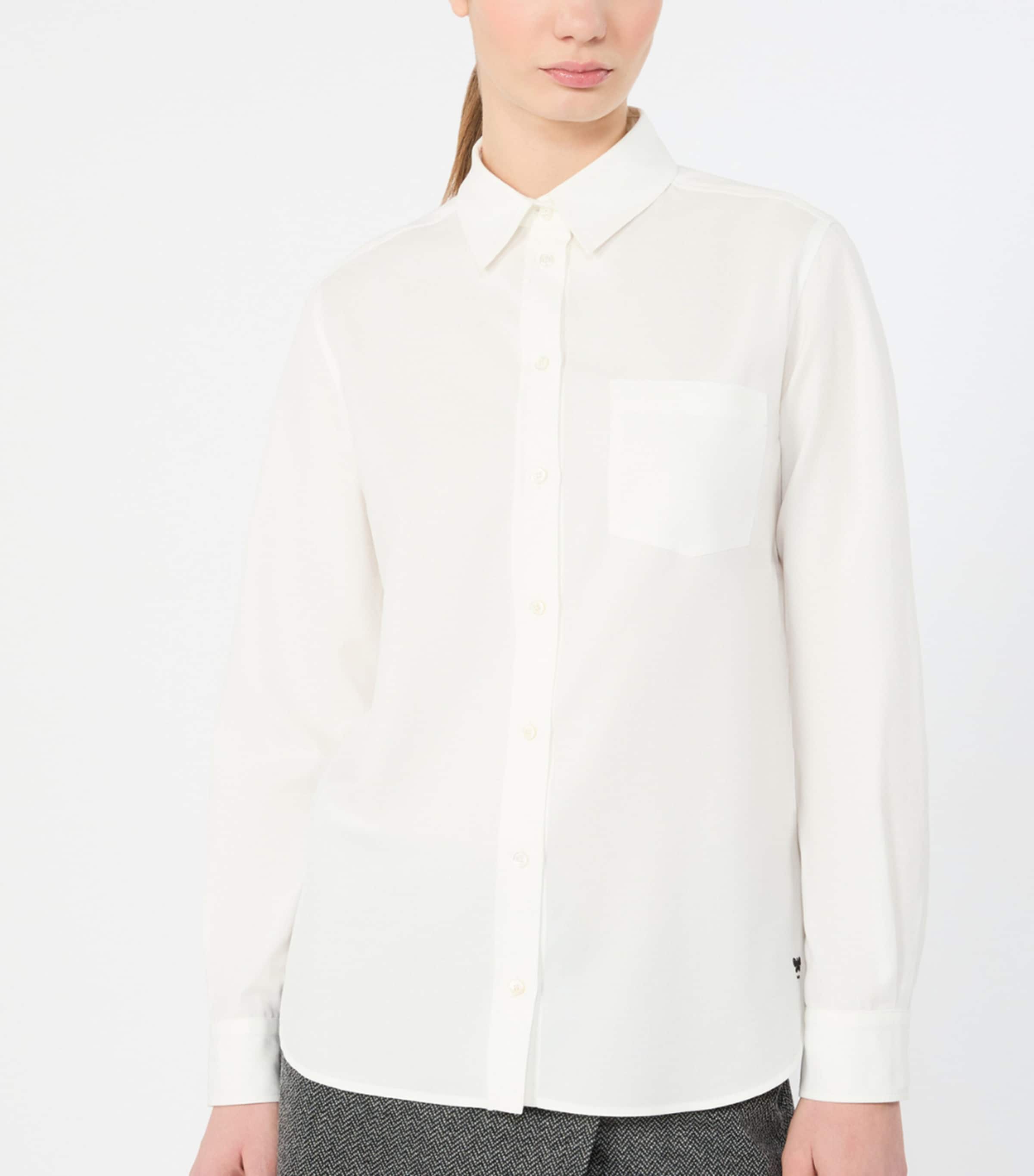Weekend Max Mara Womens Cotton Shirt White Image 5