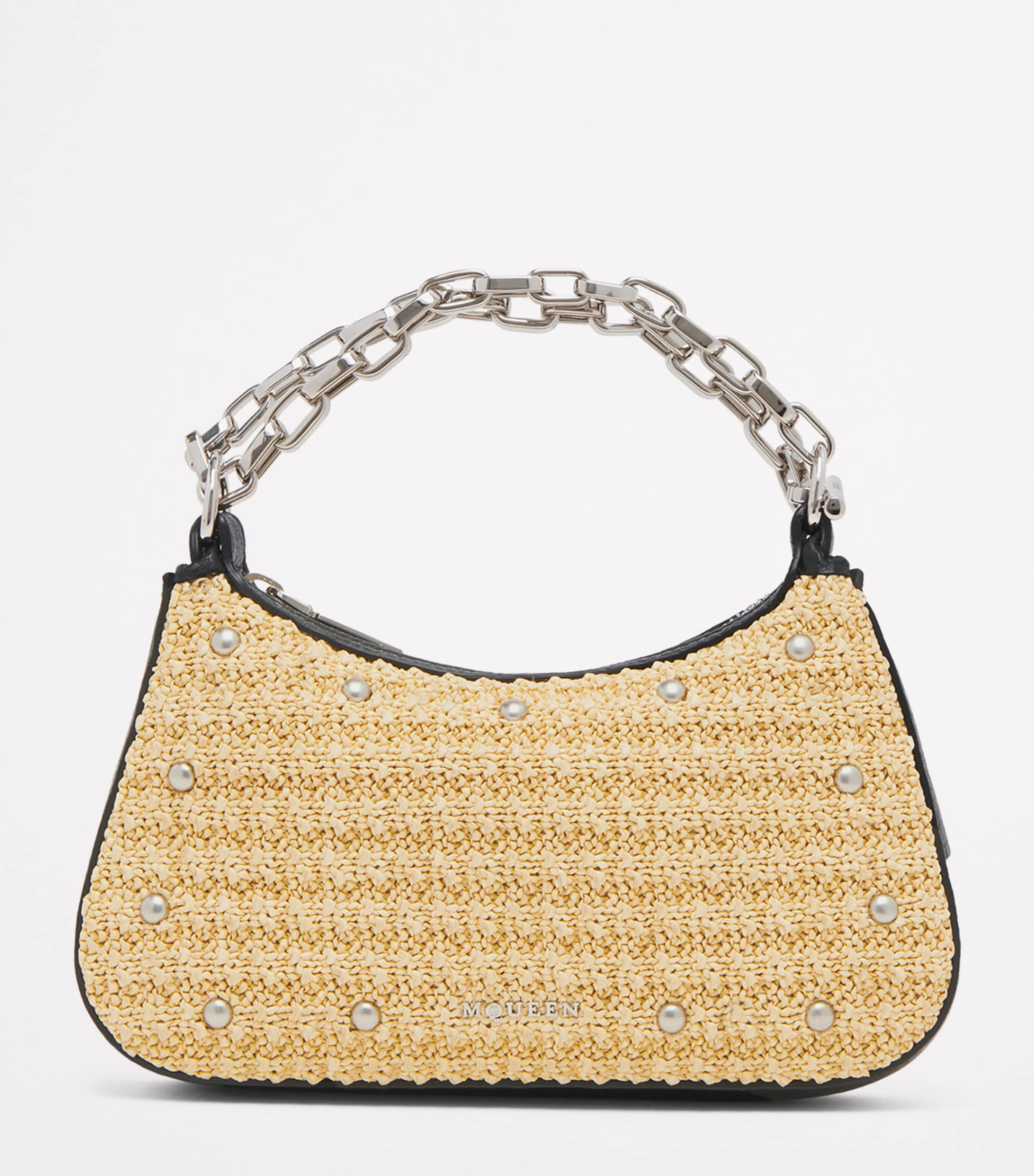 Mini Raffia T-Bar Shoulder Bag 9750 Image 2