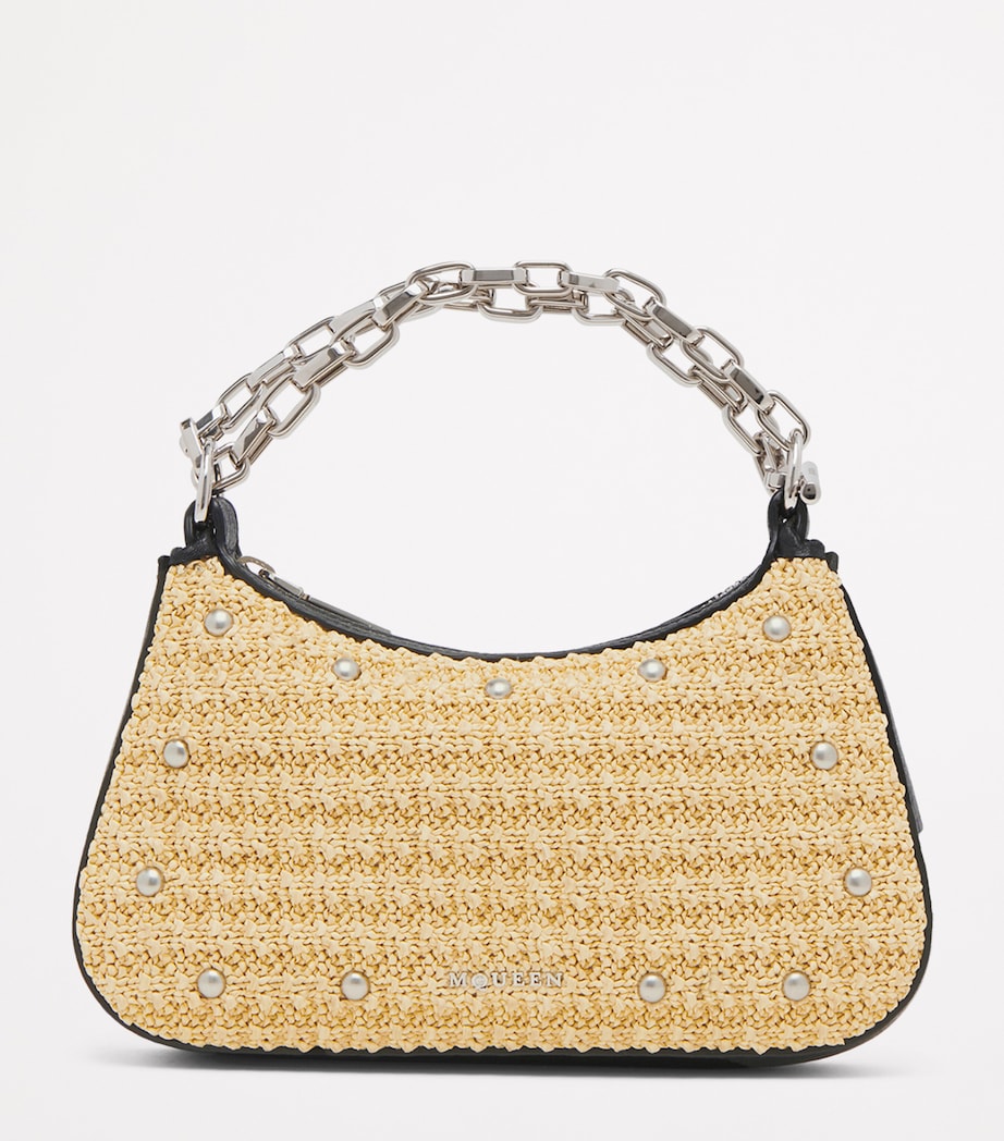 Mini Raffia T-Bar Shoulder Bag 9750 Image 2