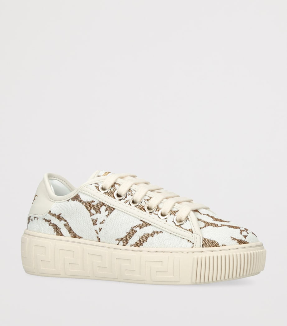 Jacquard Barocco Sneakers WHITE/COMB Image 3