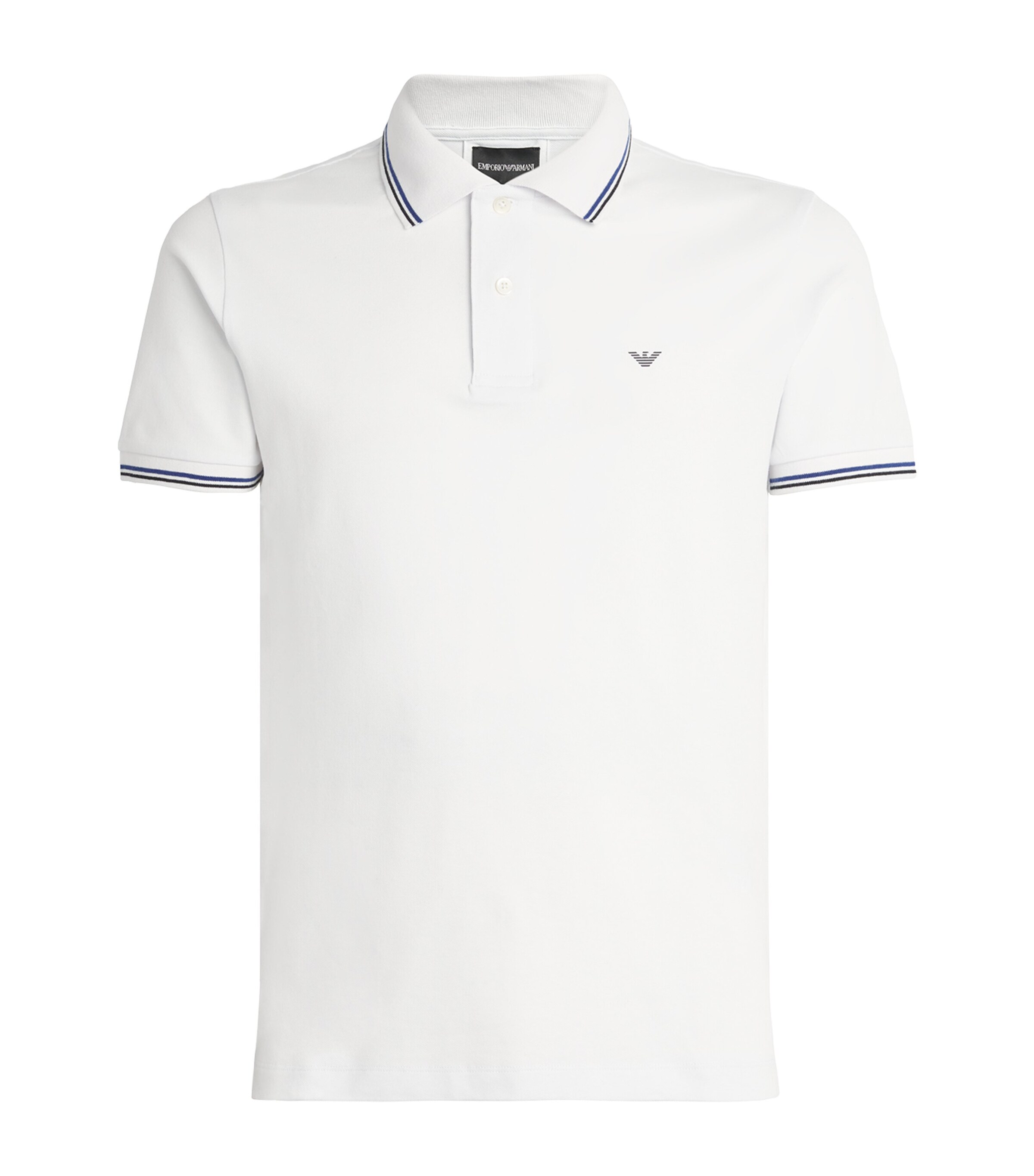 Emporio Armani Cotton Logo Polo Shirt | Men Clothing | Polo Shirts | Designers | Emporio Armani