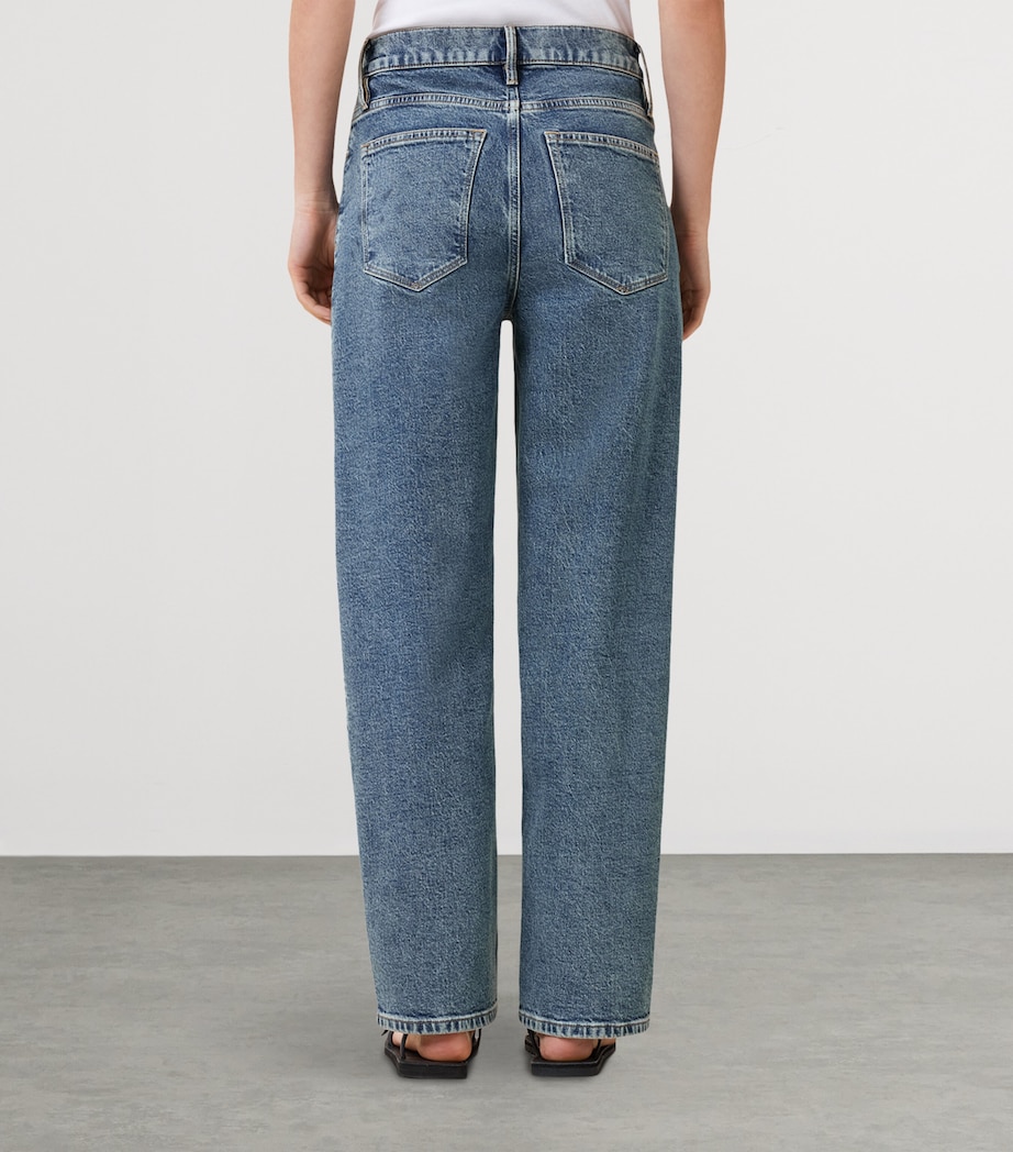 Sadie Barrel Jeans WASHED INDIGO Image 5