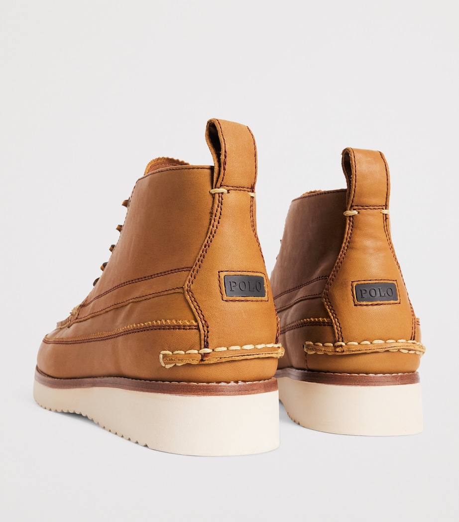 Leather Ranger Boots BROWN Image 7