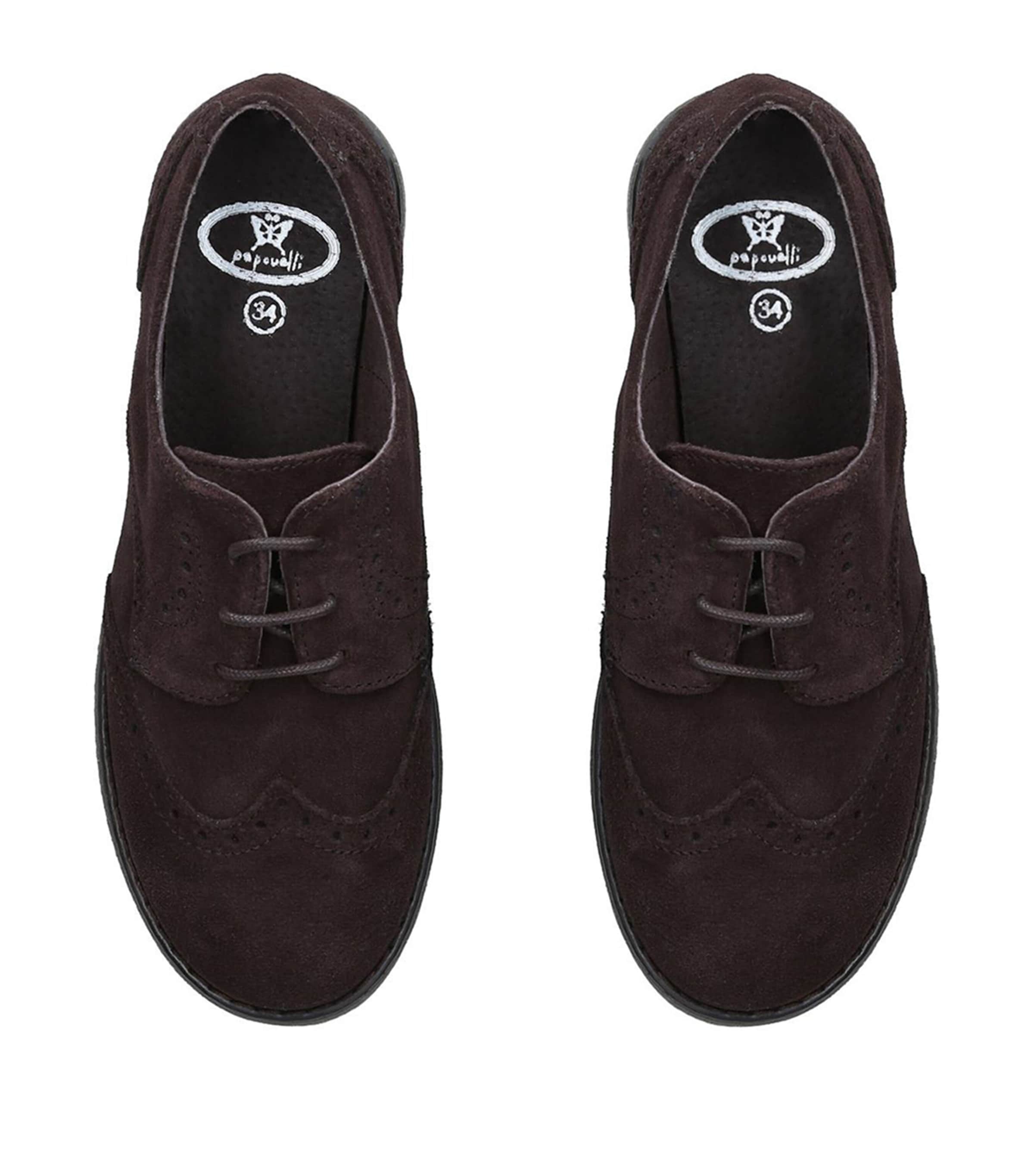 Suede Arthur Brogues DARK BROWN Image 4
