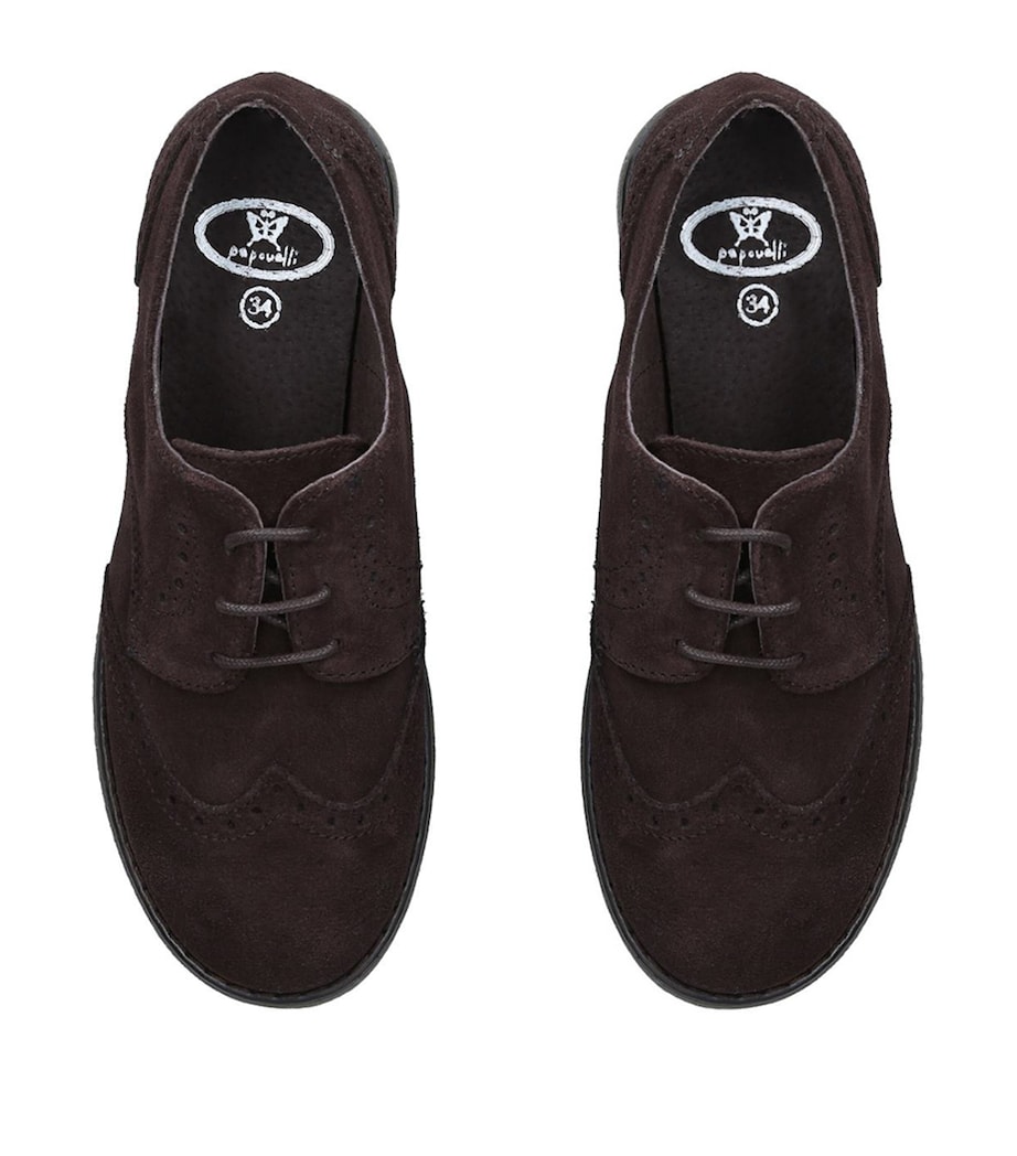 Suede Arthur Brogues DARK BROWN Image 4
