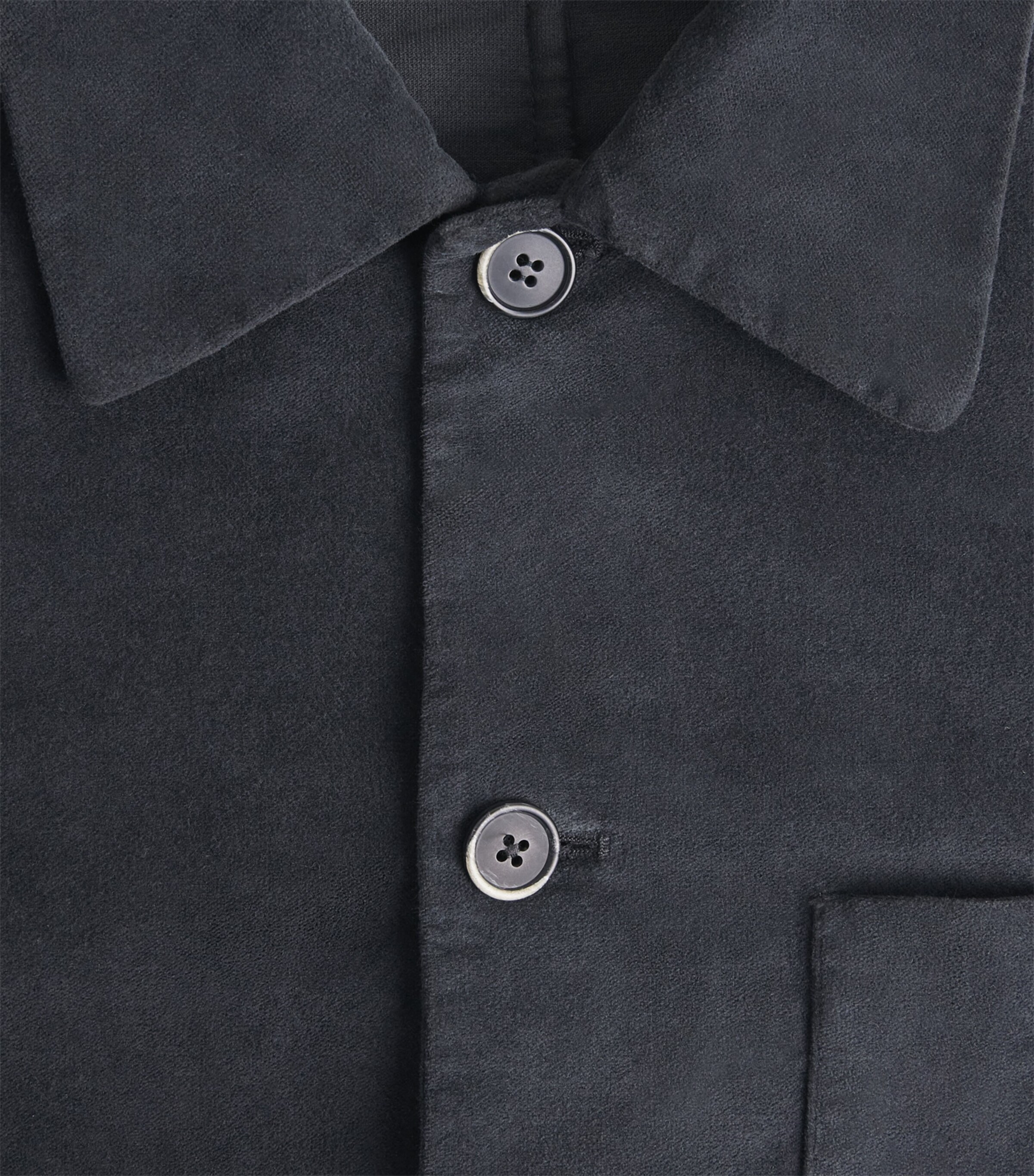 Barena Mens Stretch-Cotton Overshirt Piombo Image 6