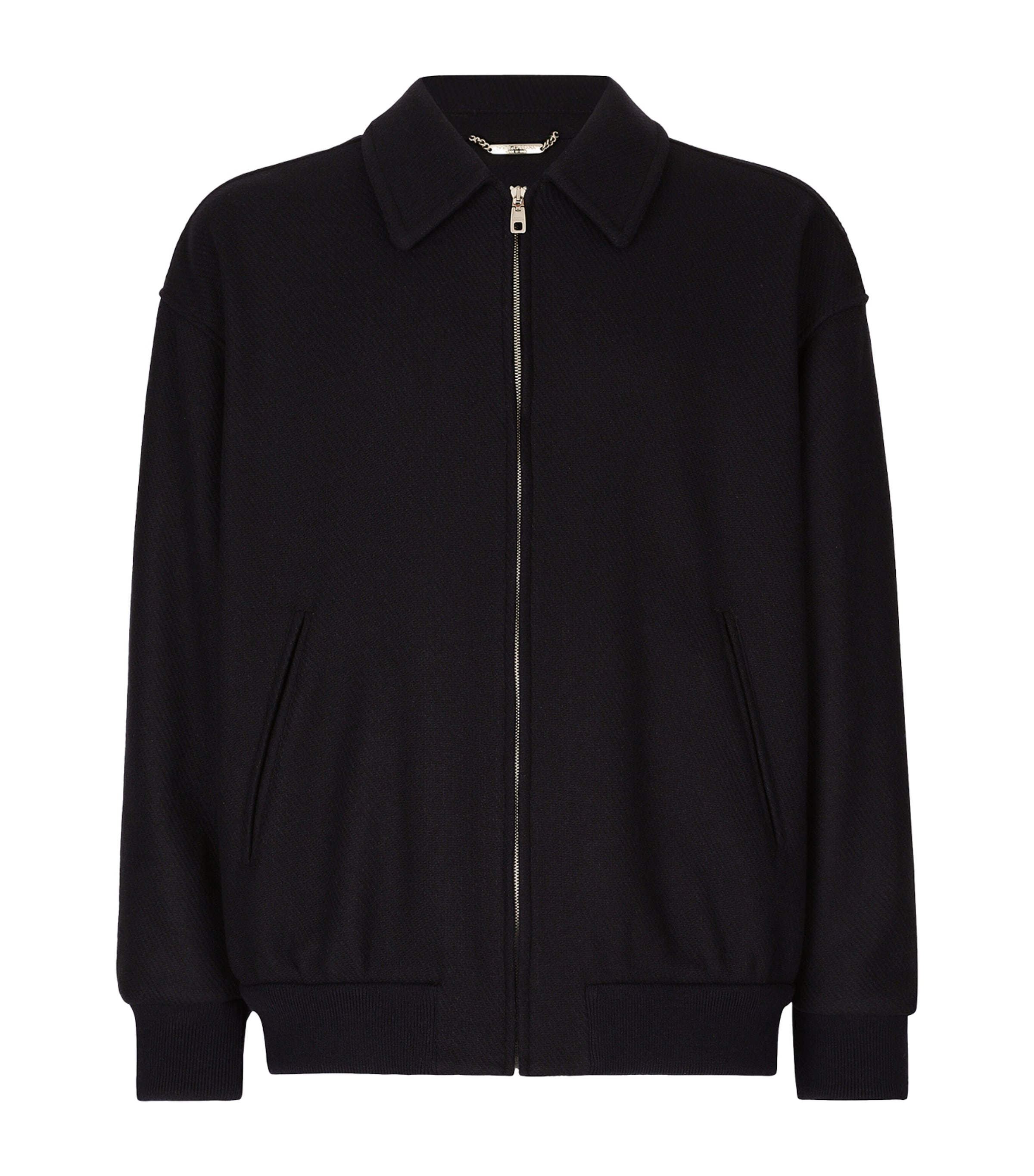 Dolce & Gabbana Logo-plaque Zip-up Bomber Jacket