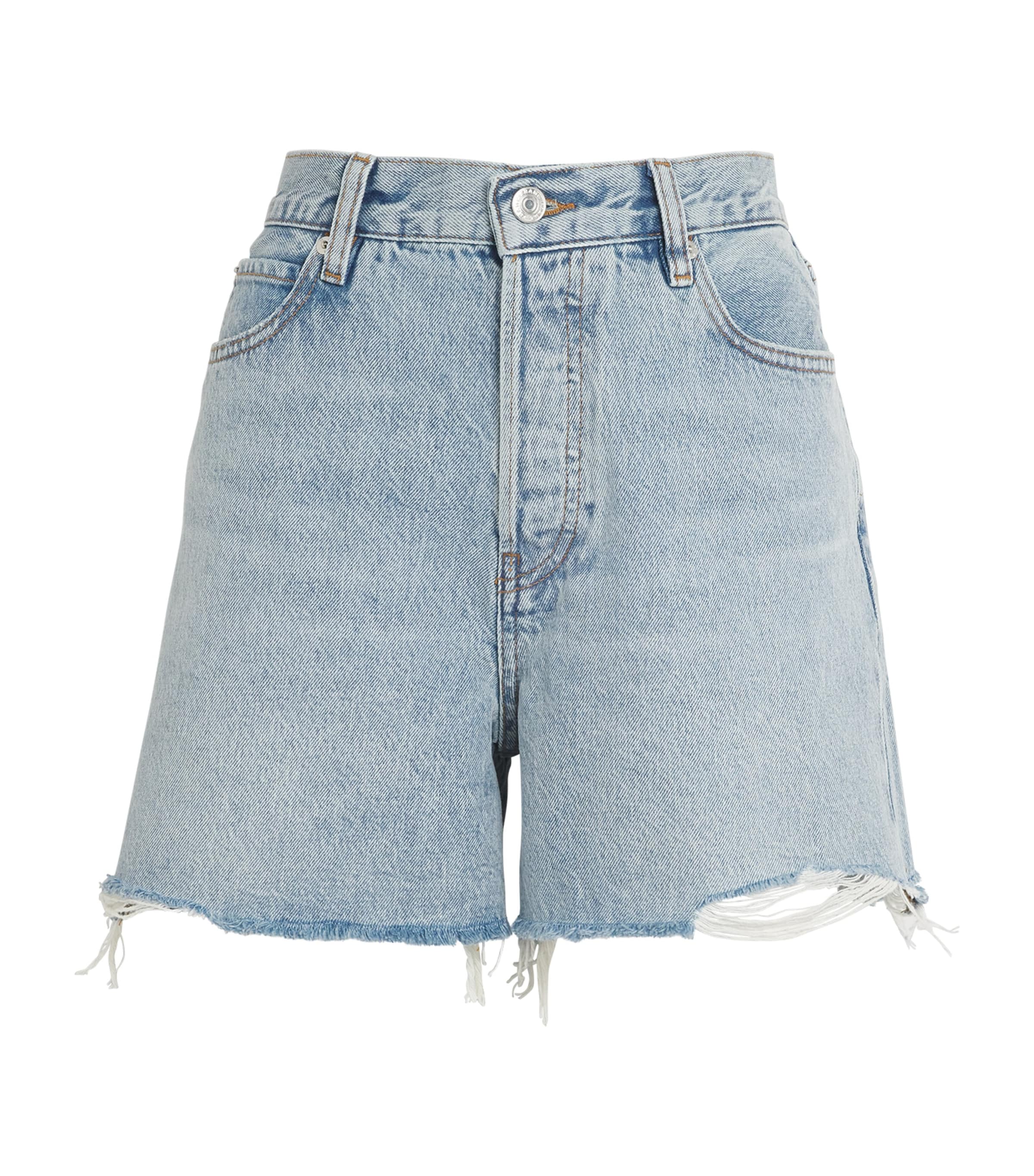 FRAME Womens The Everyday Denim Shorts Swindle Image 1
