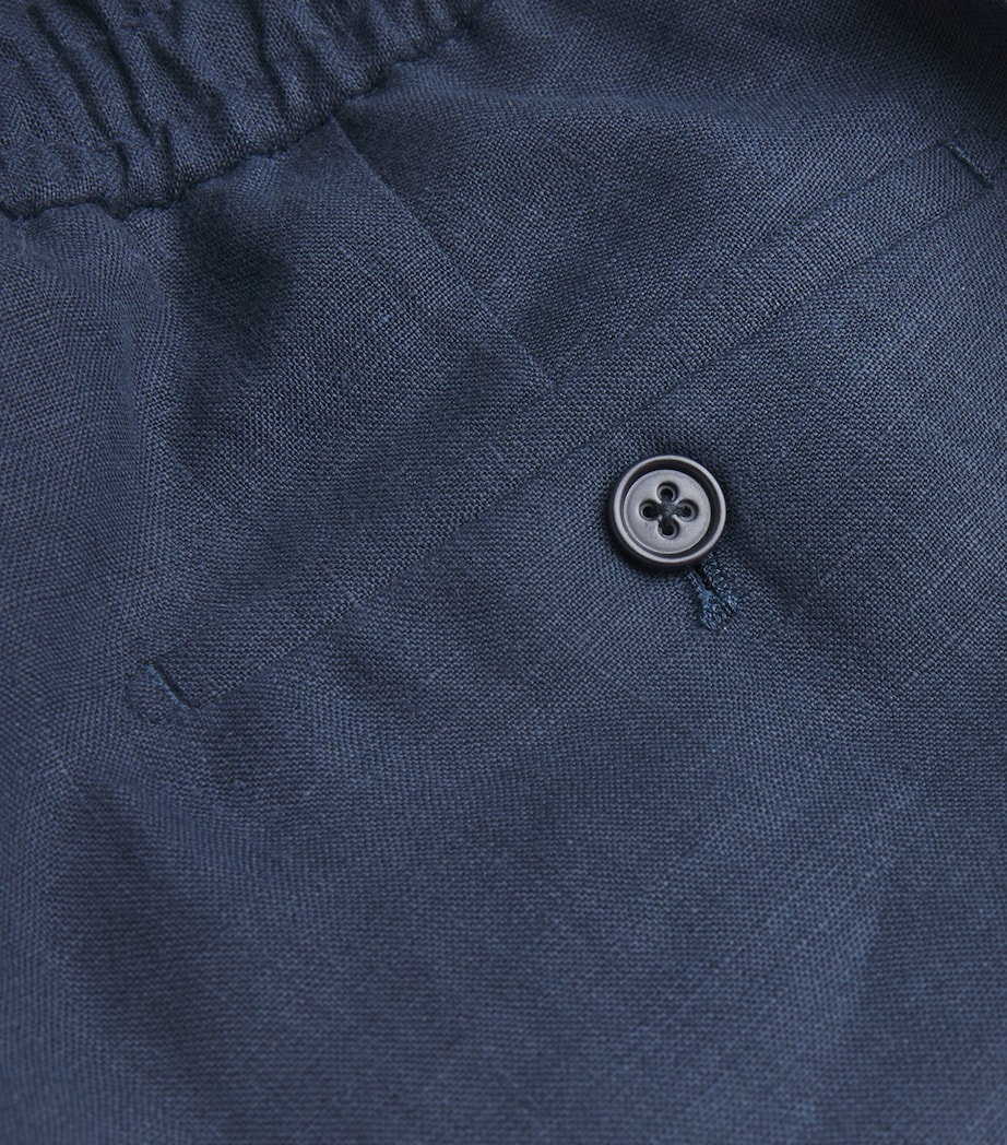 Linen Davis Trousers CLASSIC CHAIRMAN NVY Image 5