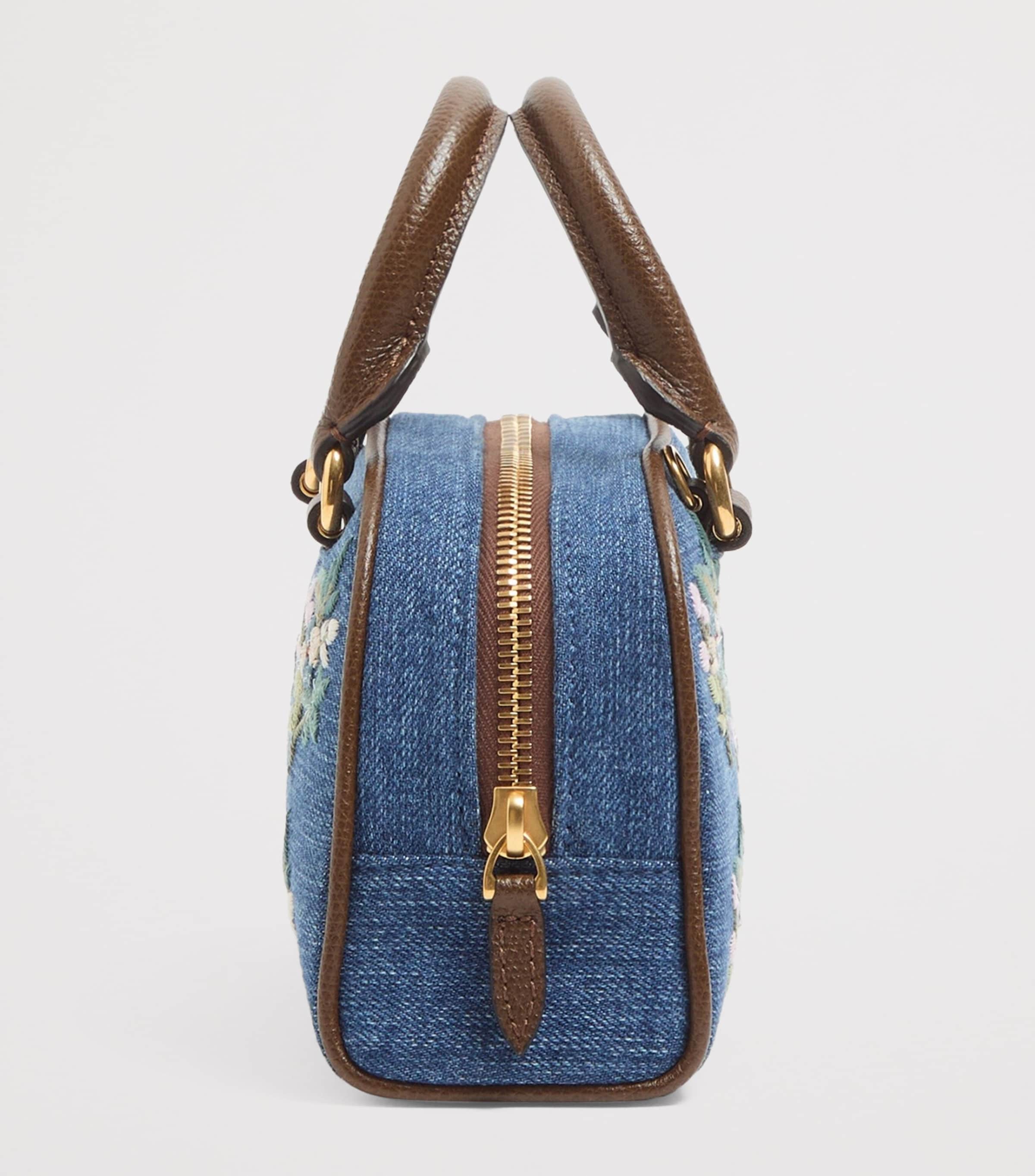 Valentino Garavani Denim VLogo Signature Top-Handle Bag Axm Image 3