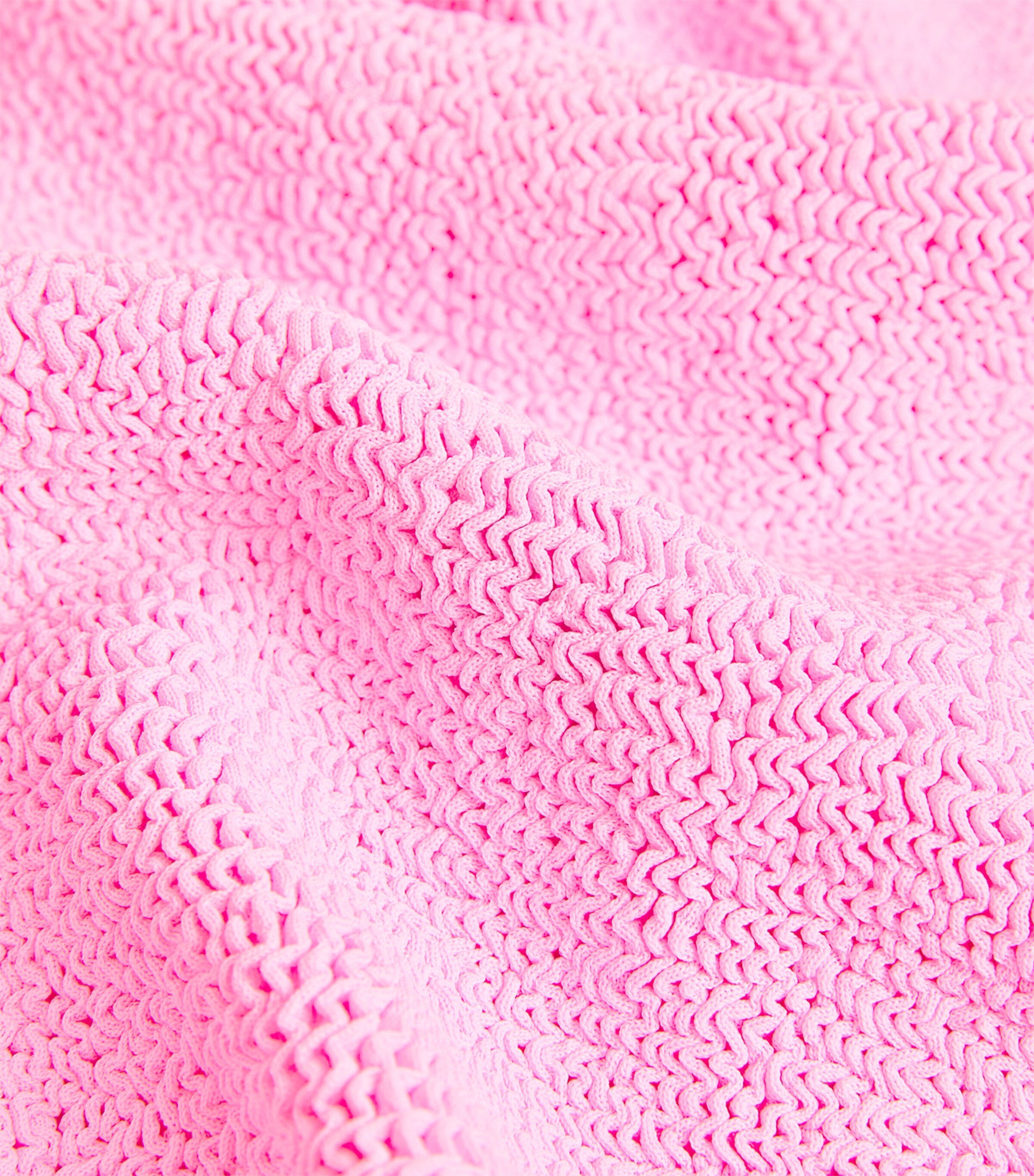 Hunza G Kids Classic Swimsuit  (7-12 Years) Bubblegum Image 3