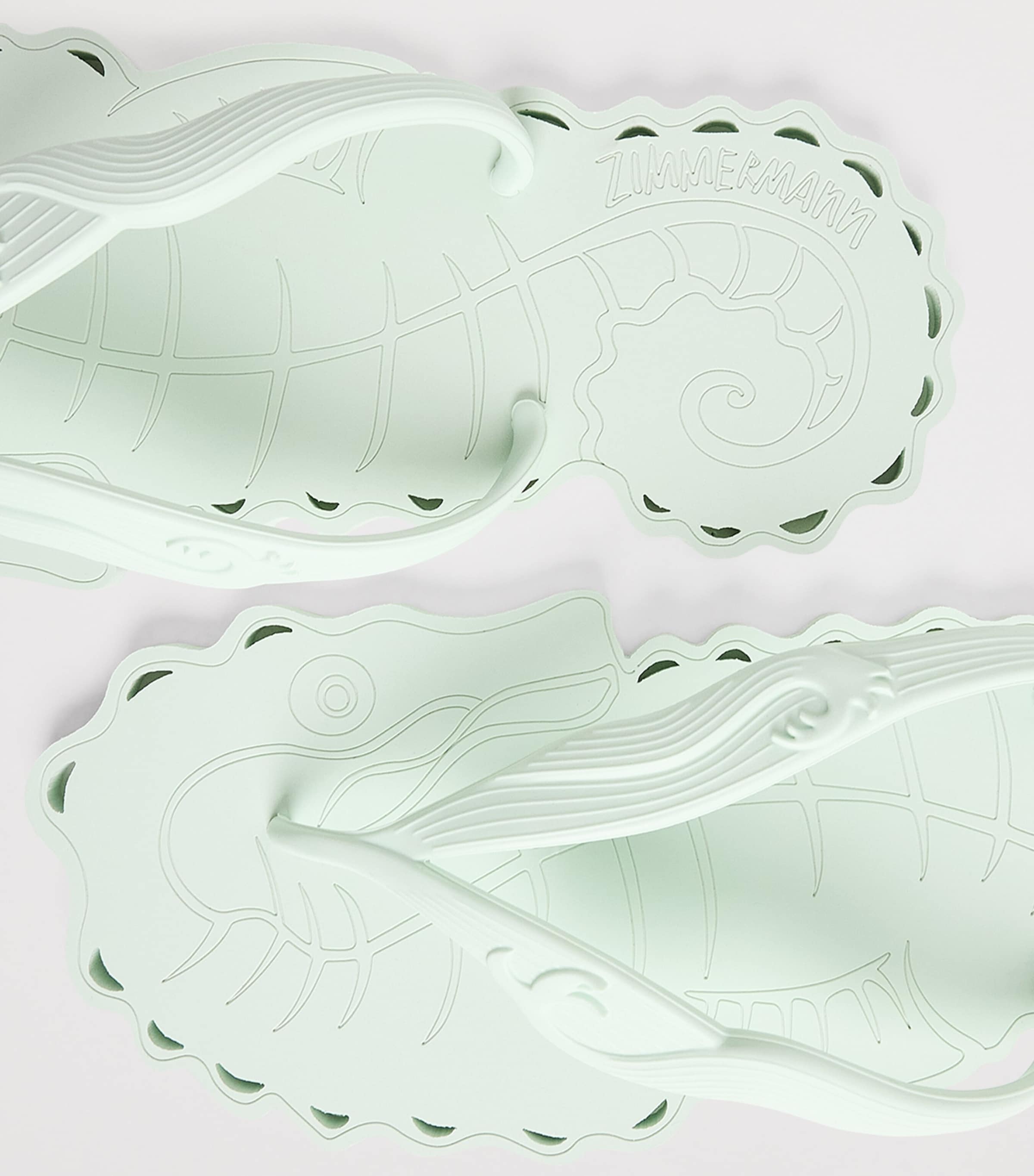 Zimmermann Seafoam Flip Flops Seafoam Image 5