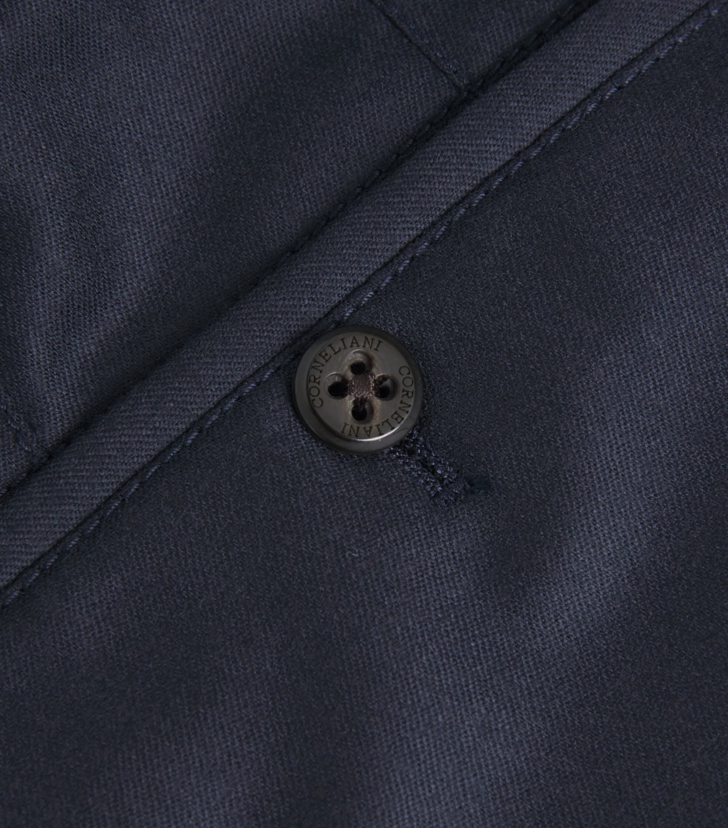 Wool Drawstring Trousers 010 BLUE MELANGE Image 5