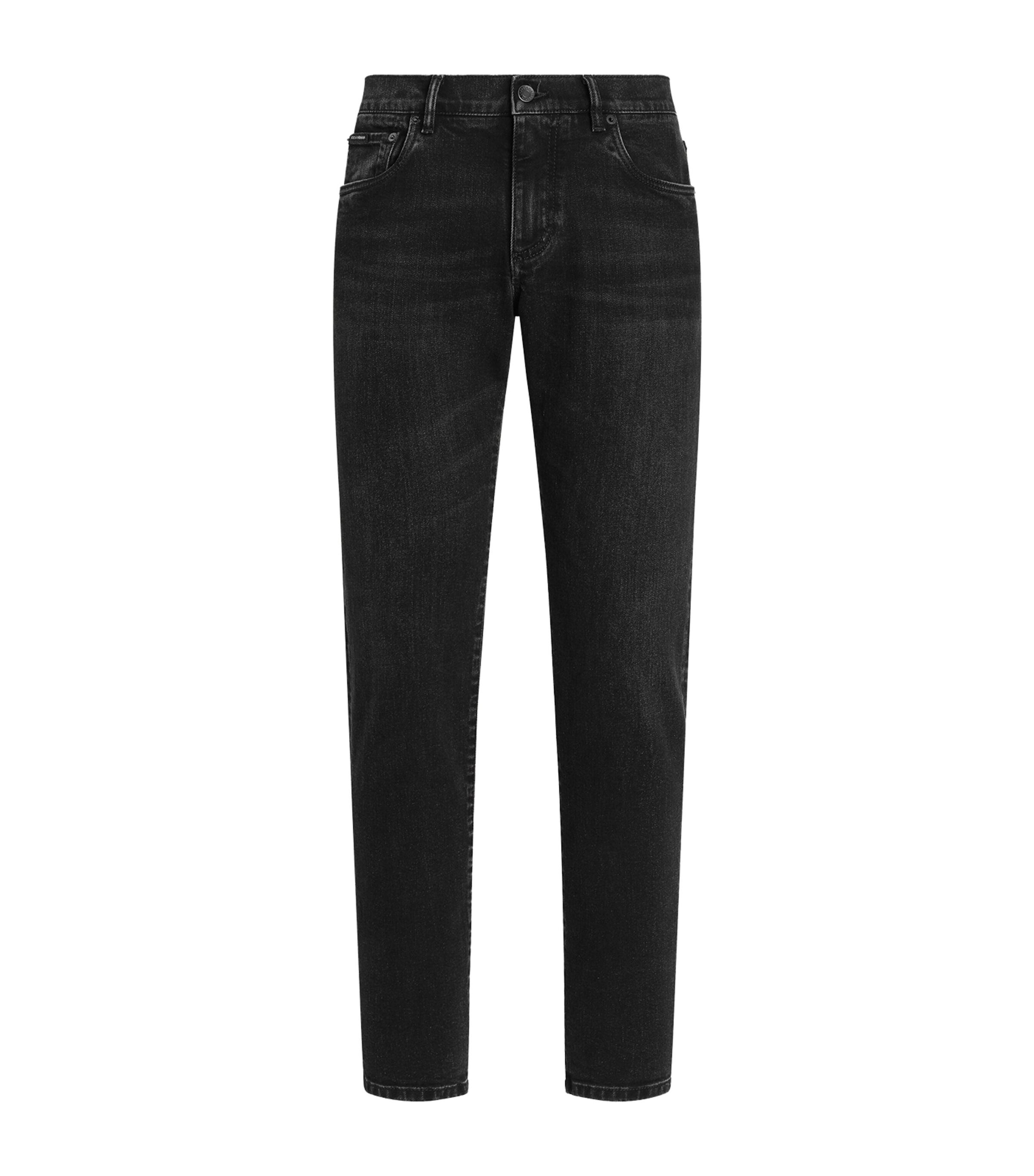 Dolce&Gabbana Mens Slim-Fit Jeans Combined Colou Image 1