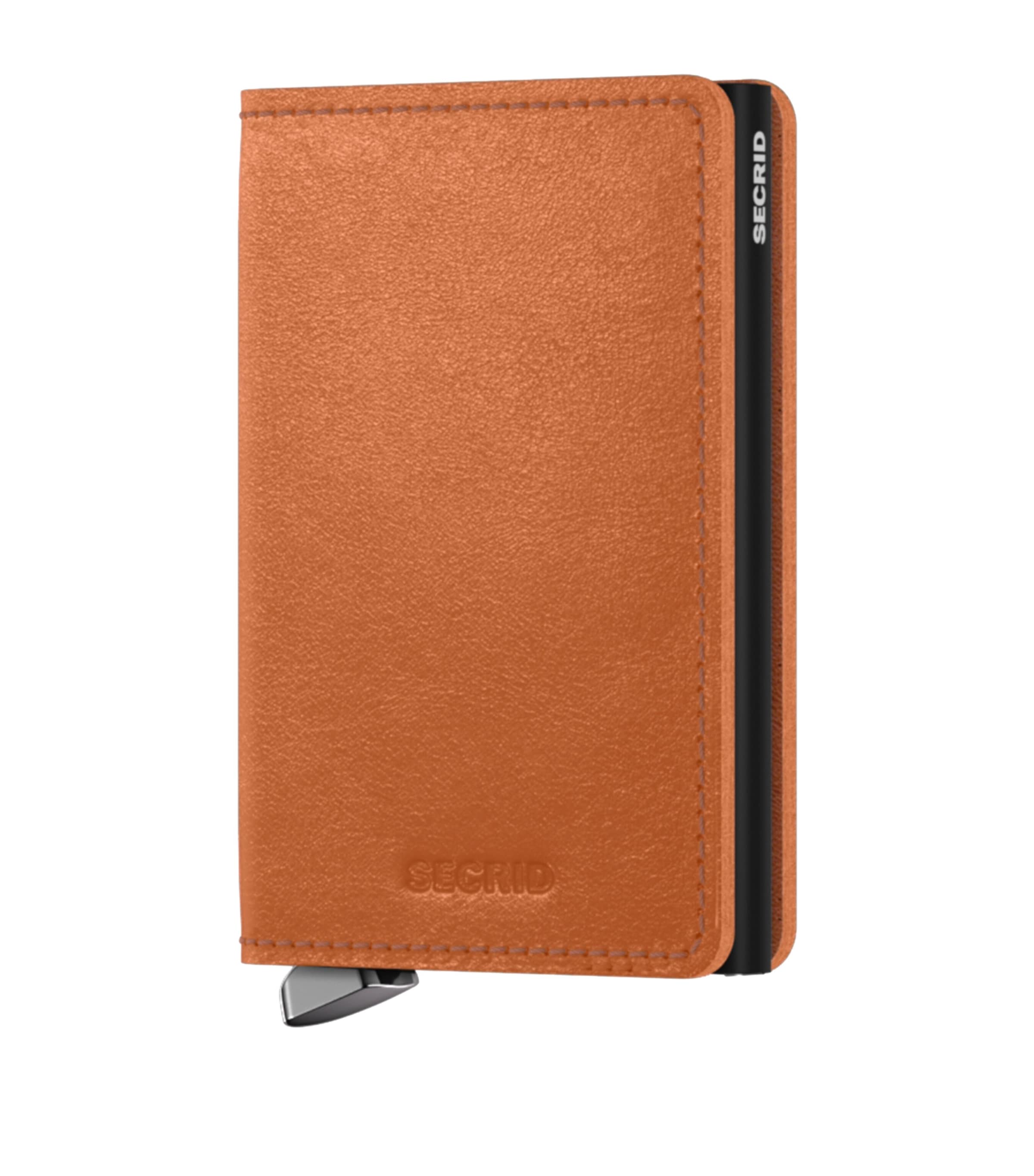 Suede Basco Slimwallet COGNAC Image 1
