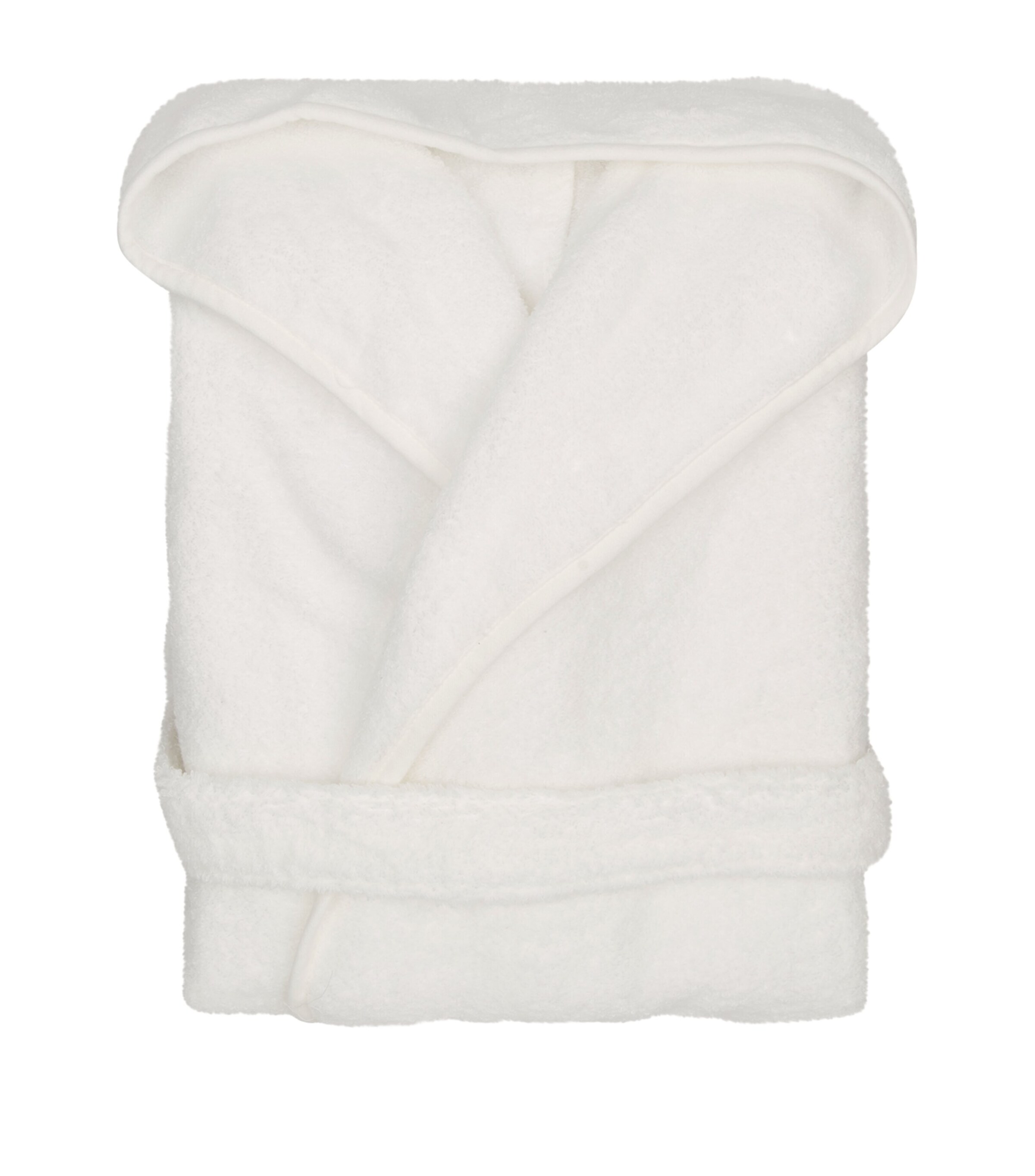 Zero Twist Hooded Bathrobe (Extra Large) WHITE Image 2