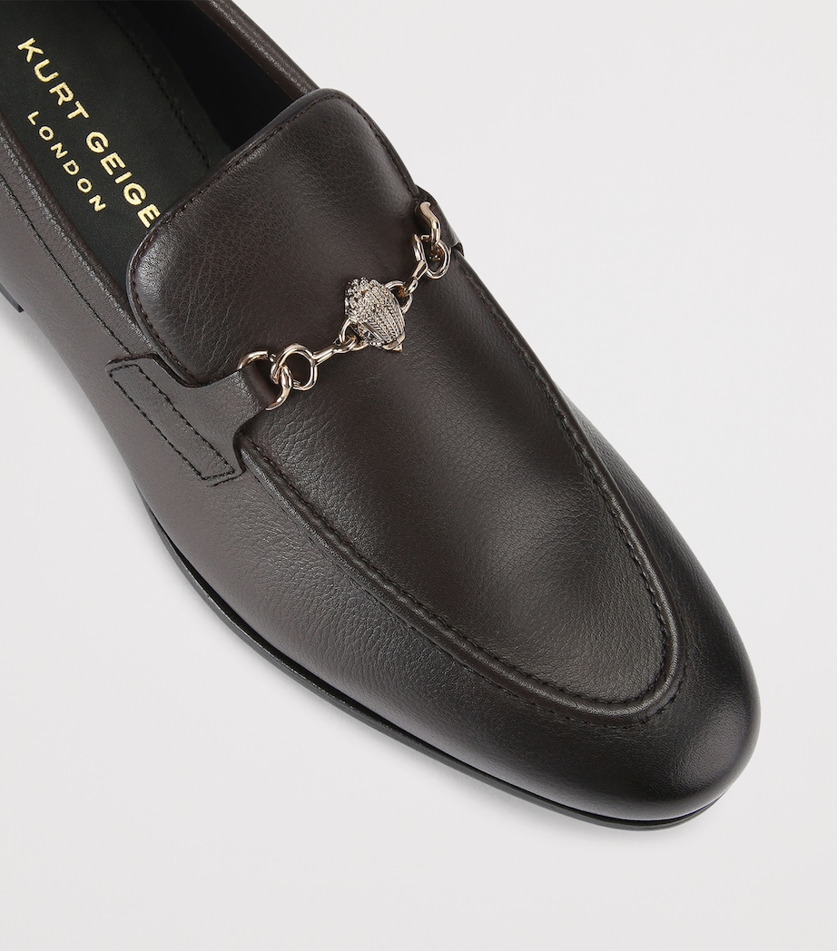Leather Alton Loafers BROWN Image 4