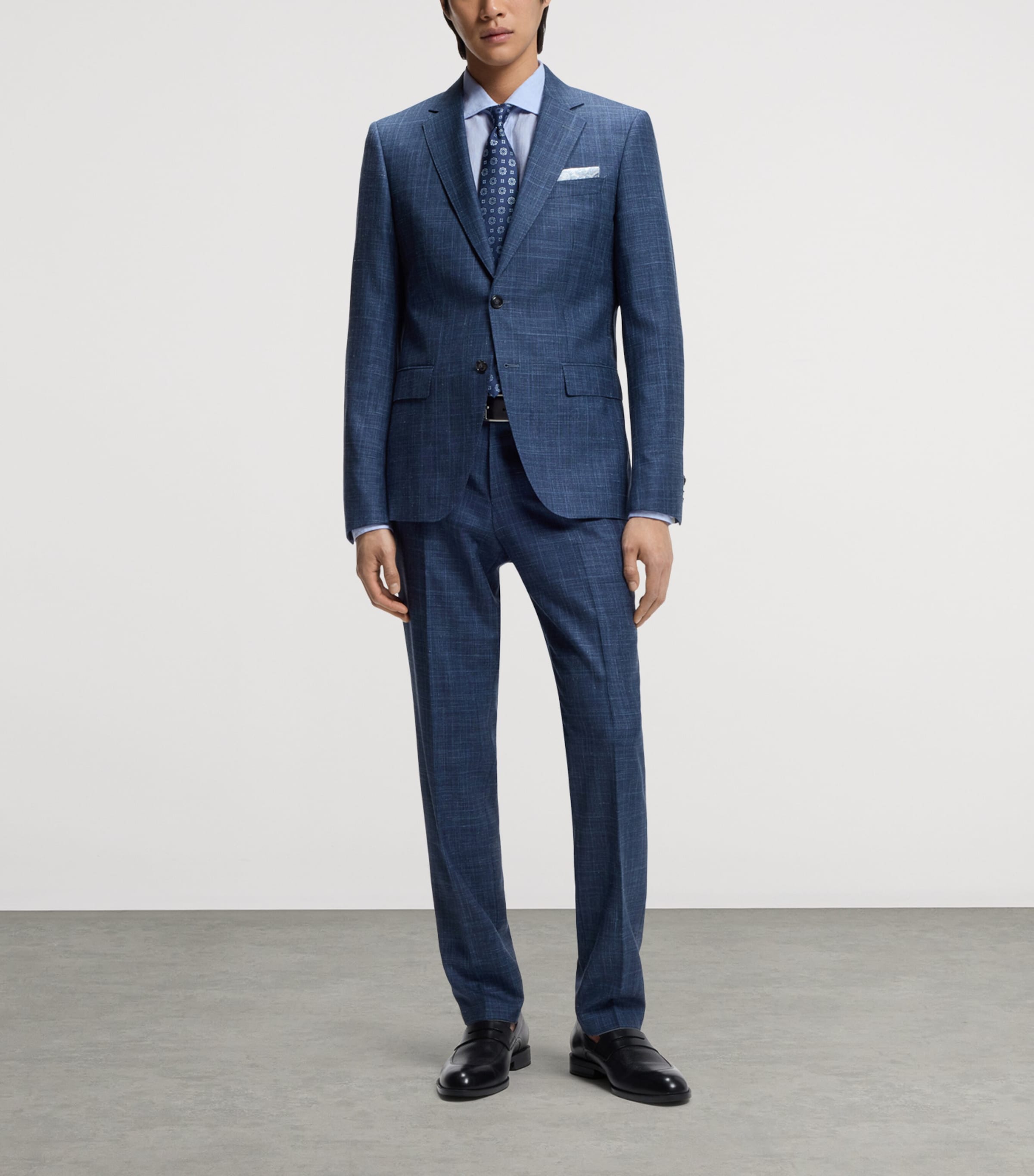 BOSS Mens Linen Regular-Fit Shirt Image 4
