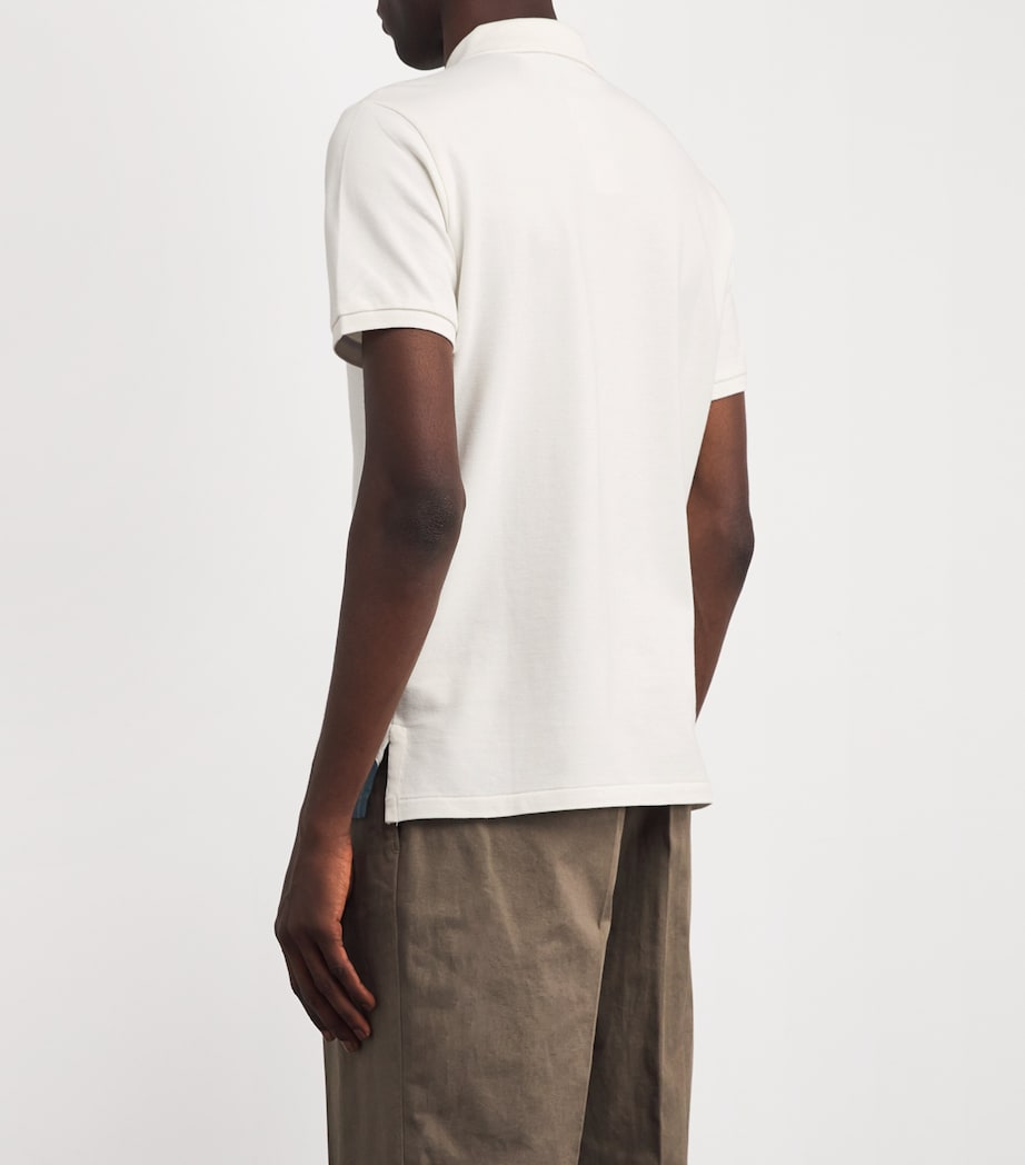 Cotton Big Polo Pony Polo Shirt NATURAL Image 4