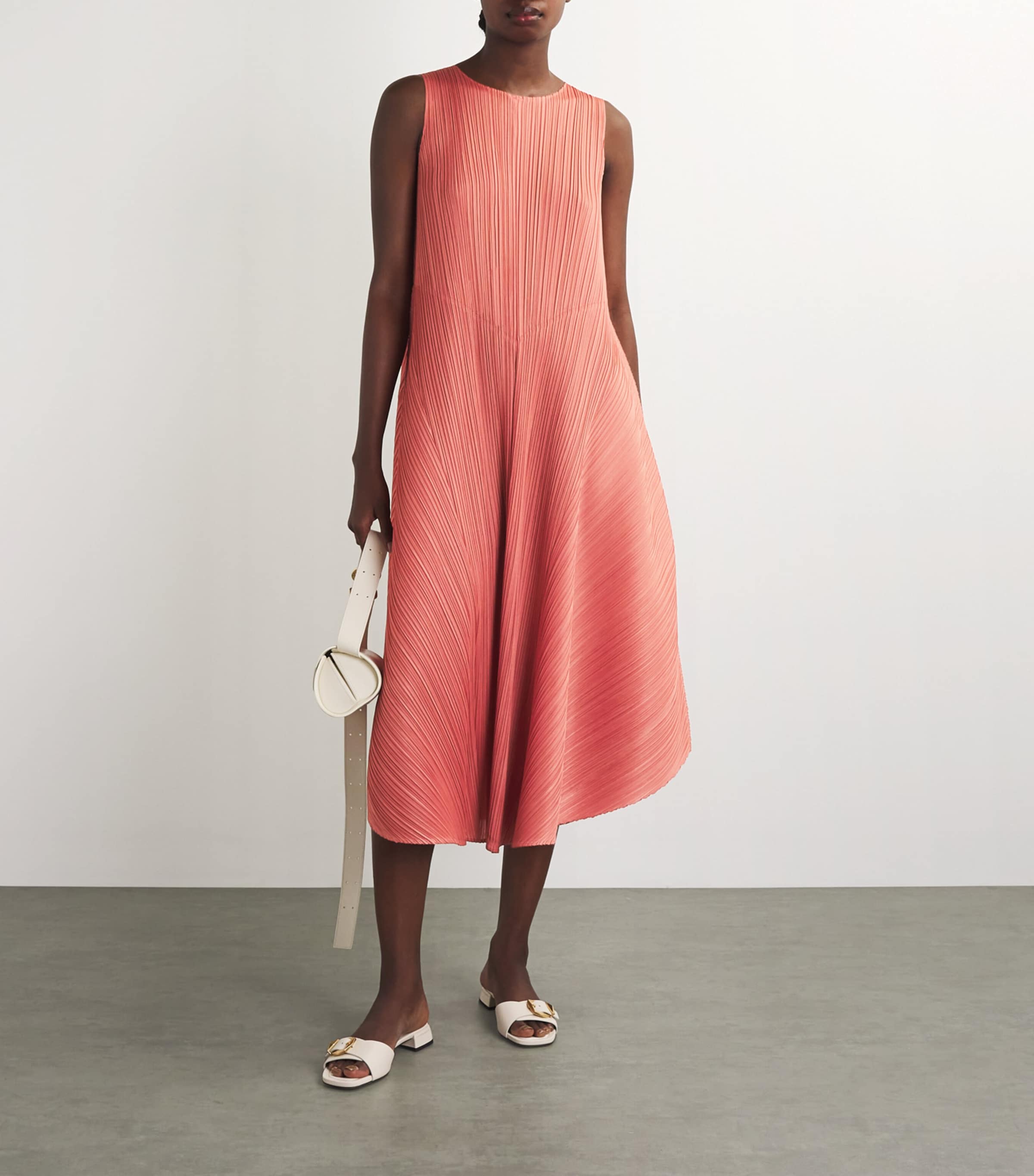 Pleats Please Issey Miyake Solar Flare Midi Dress | Harrods US Pleats Please Issey Miyake Solar Flare Midi Dress | Harrods US