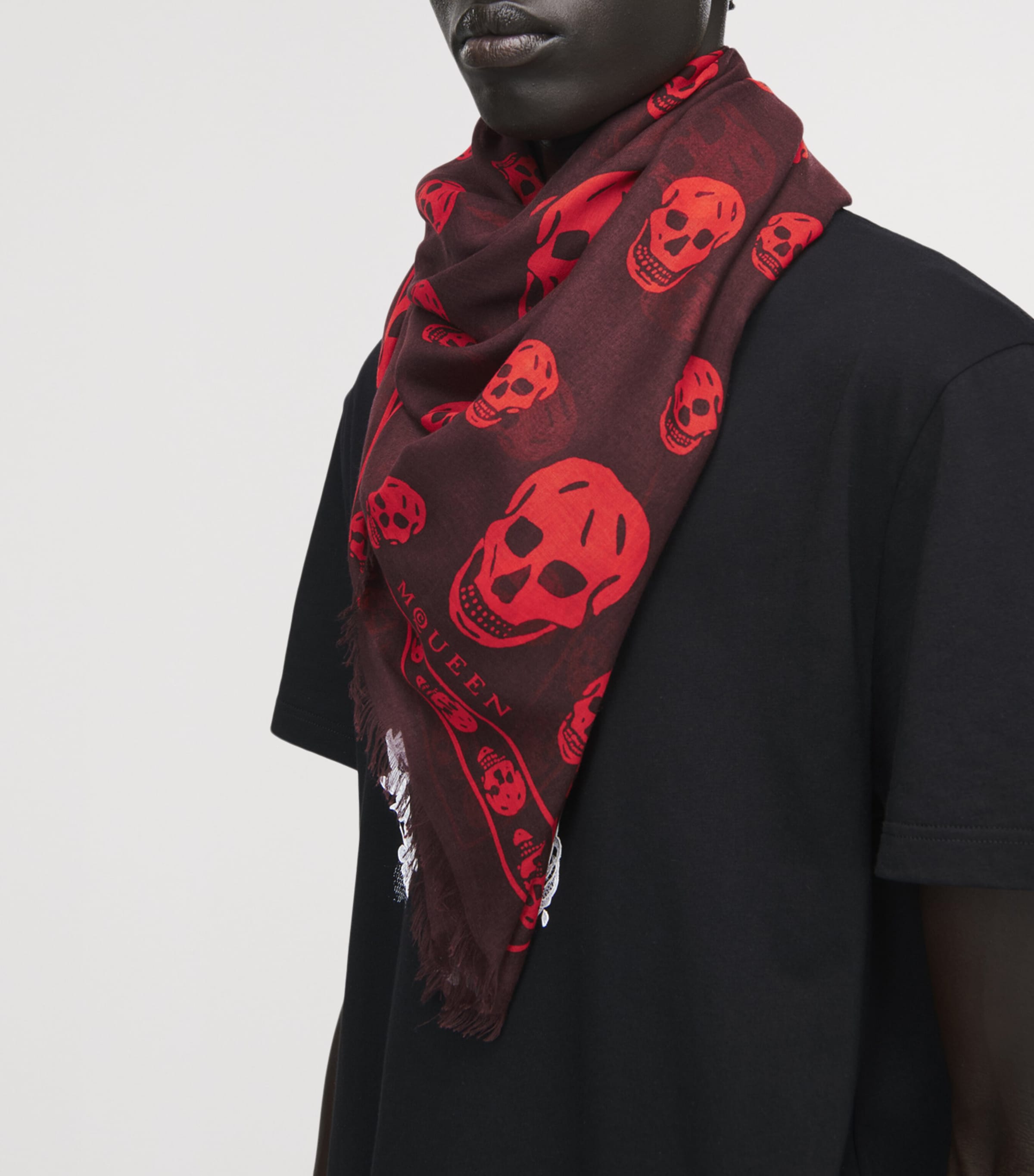 Modal-Silk Skull Scarf 6074 Image 2