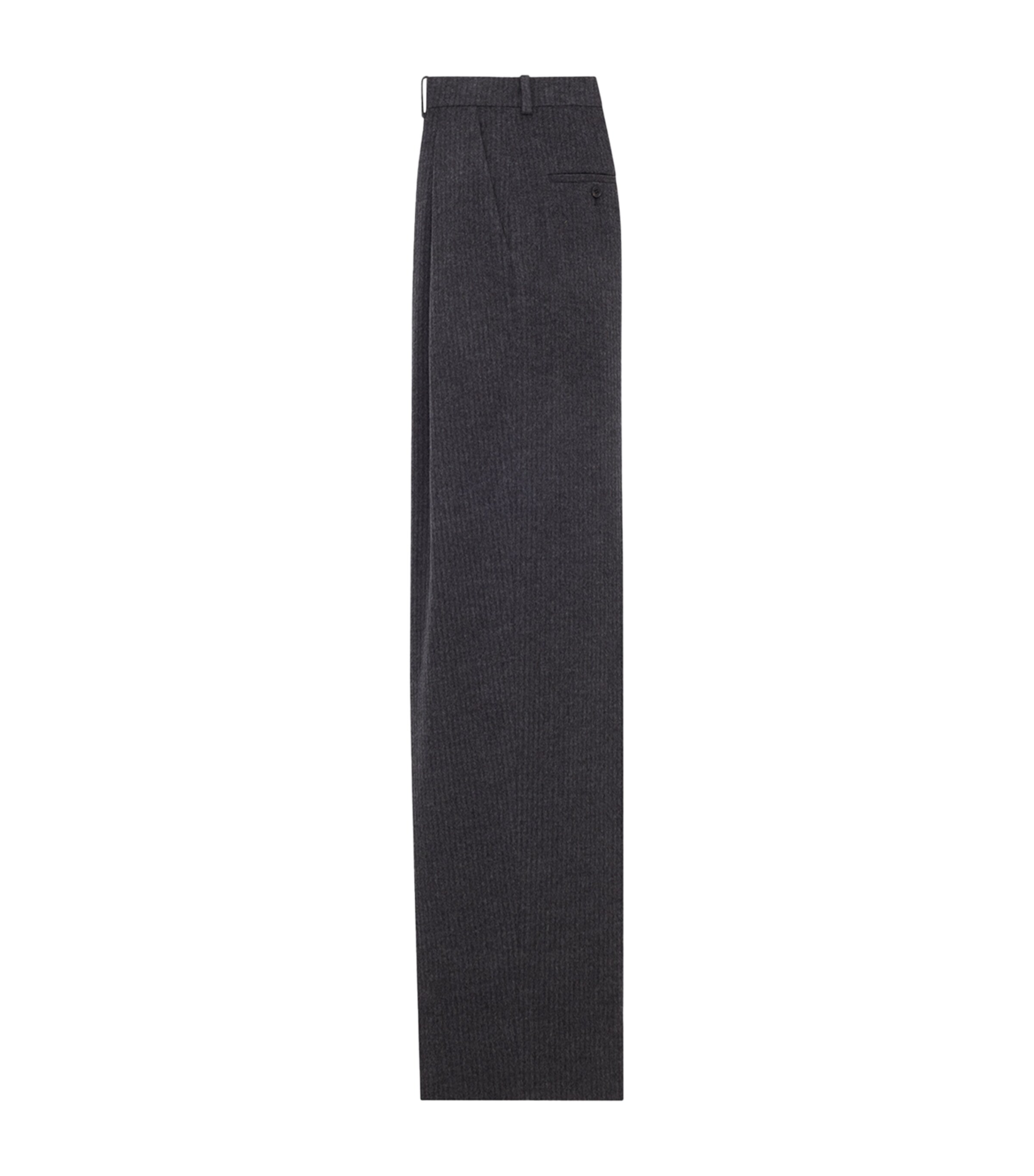 Saint Laurent Mens Wool-Cashmere Trousers Image 2